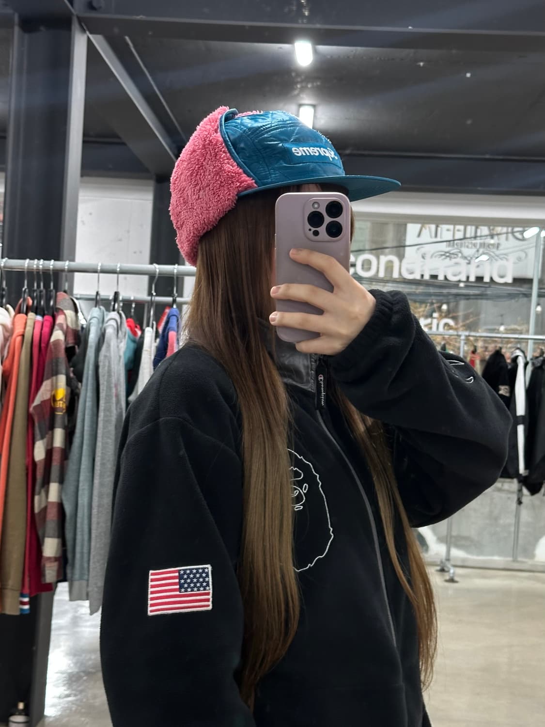 슈프림 이어플랩 퀼티드 트루퍼햇 상품이미지2