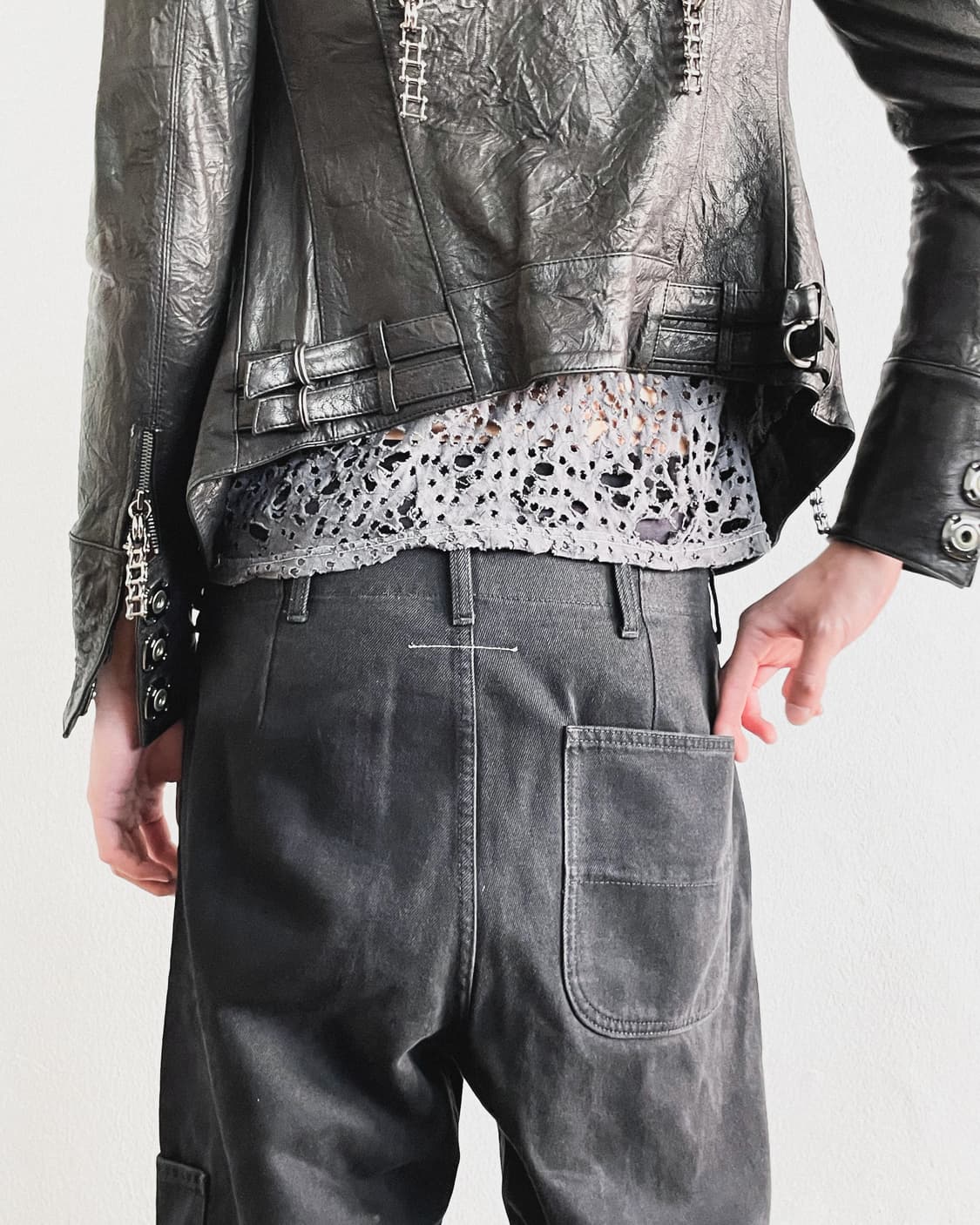 rare* the anarchist jpn vkei 불렛홀 네트 티셔츠 상품이미지6