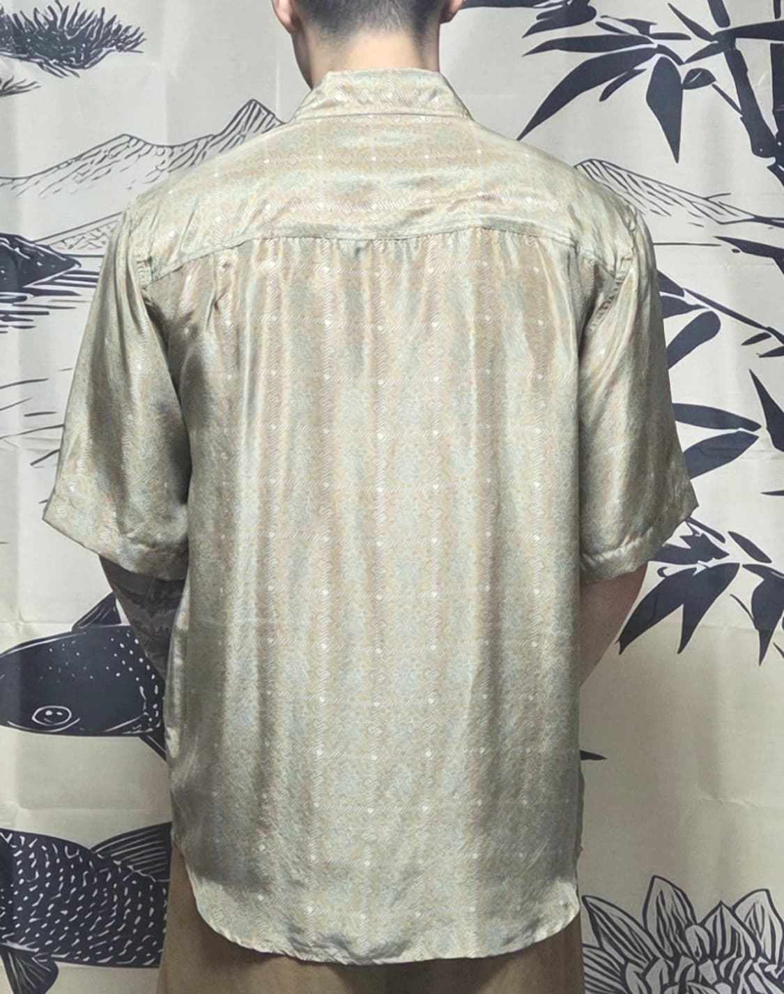100% 실크 오리엔탈 셔츠 상품이미지6