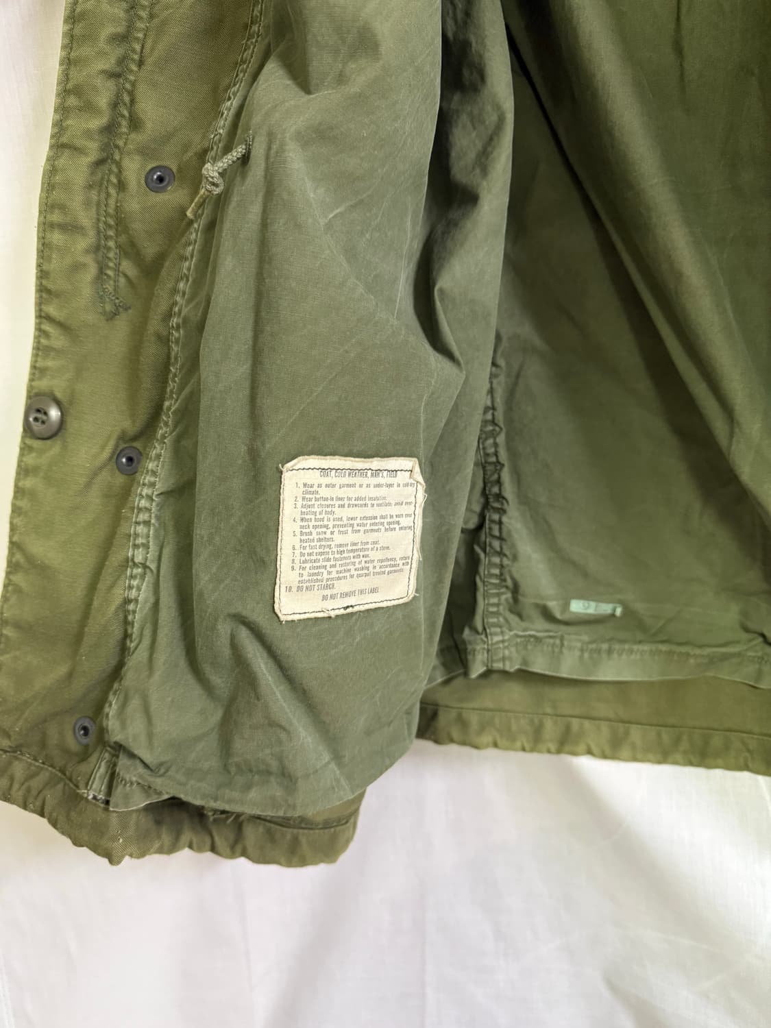 M-65 3세대 오리지널 필드자켓 (alpha industries) 상품이미지5