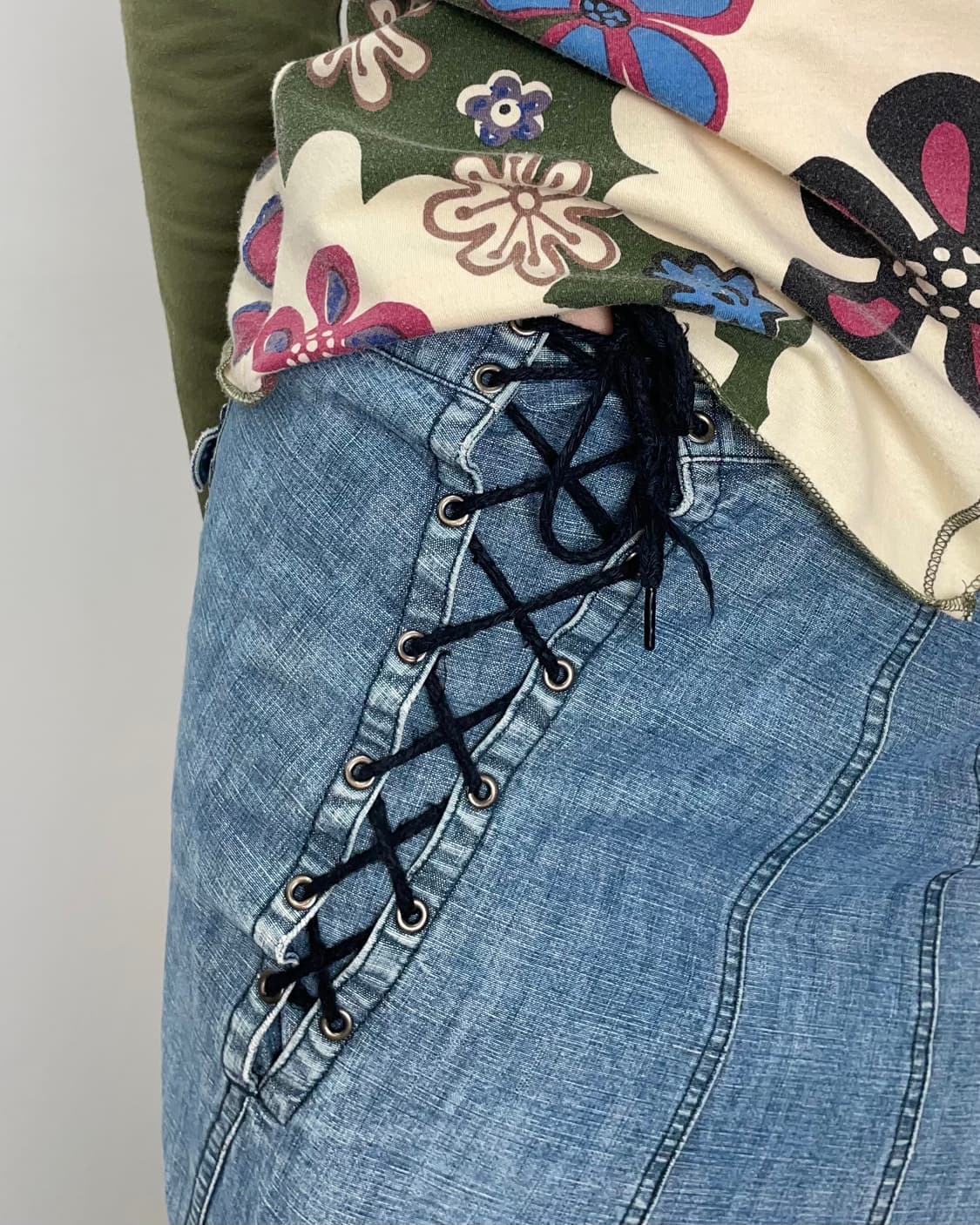 gomme 데님 롱 스커트 상품이미지2