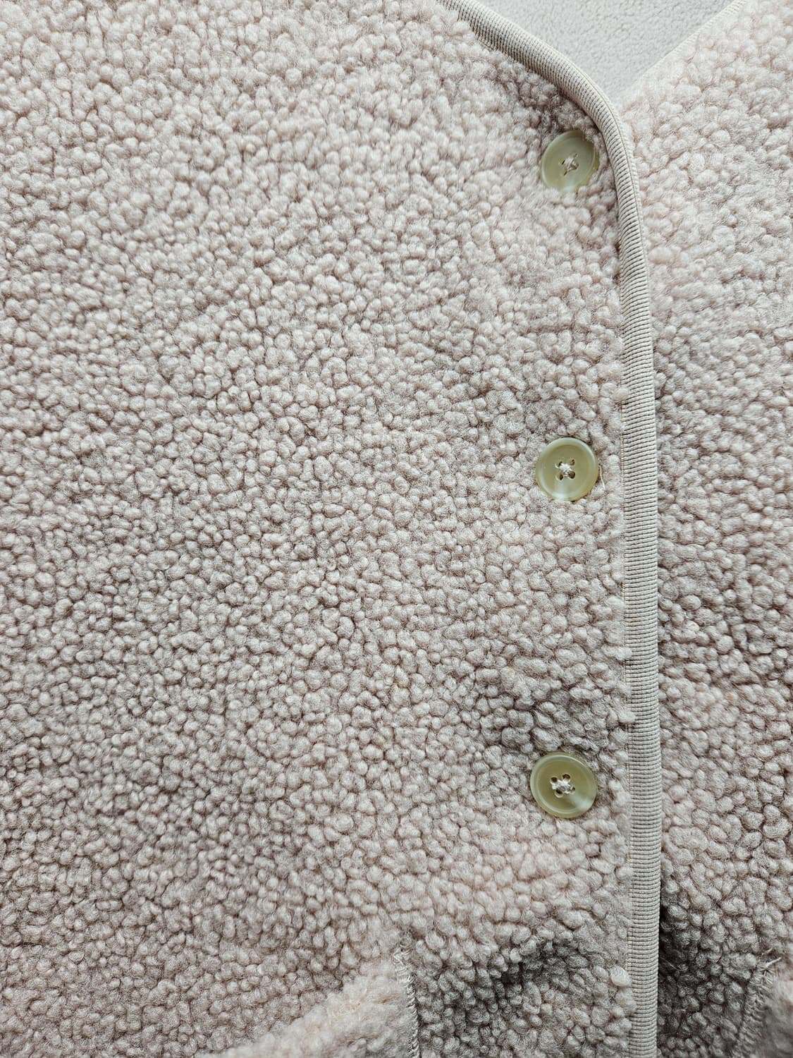 STL 뽀글이 털 조끼 베스트 M 상품이미지8