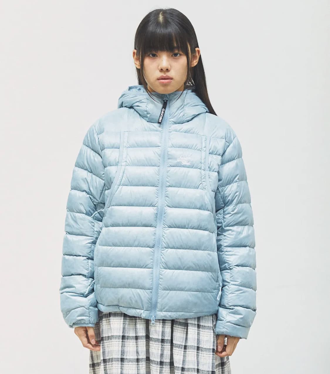 카비시 라이트웨이트 다운 자켓 경량 패딩 블루 상품이미지2