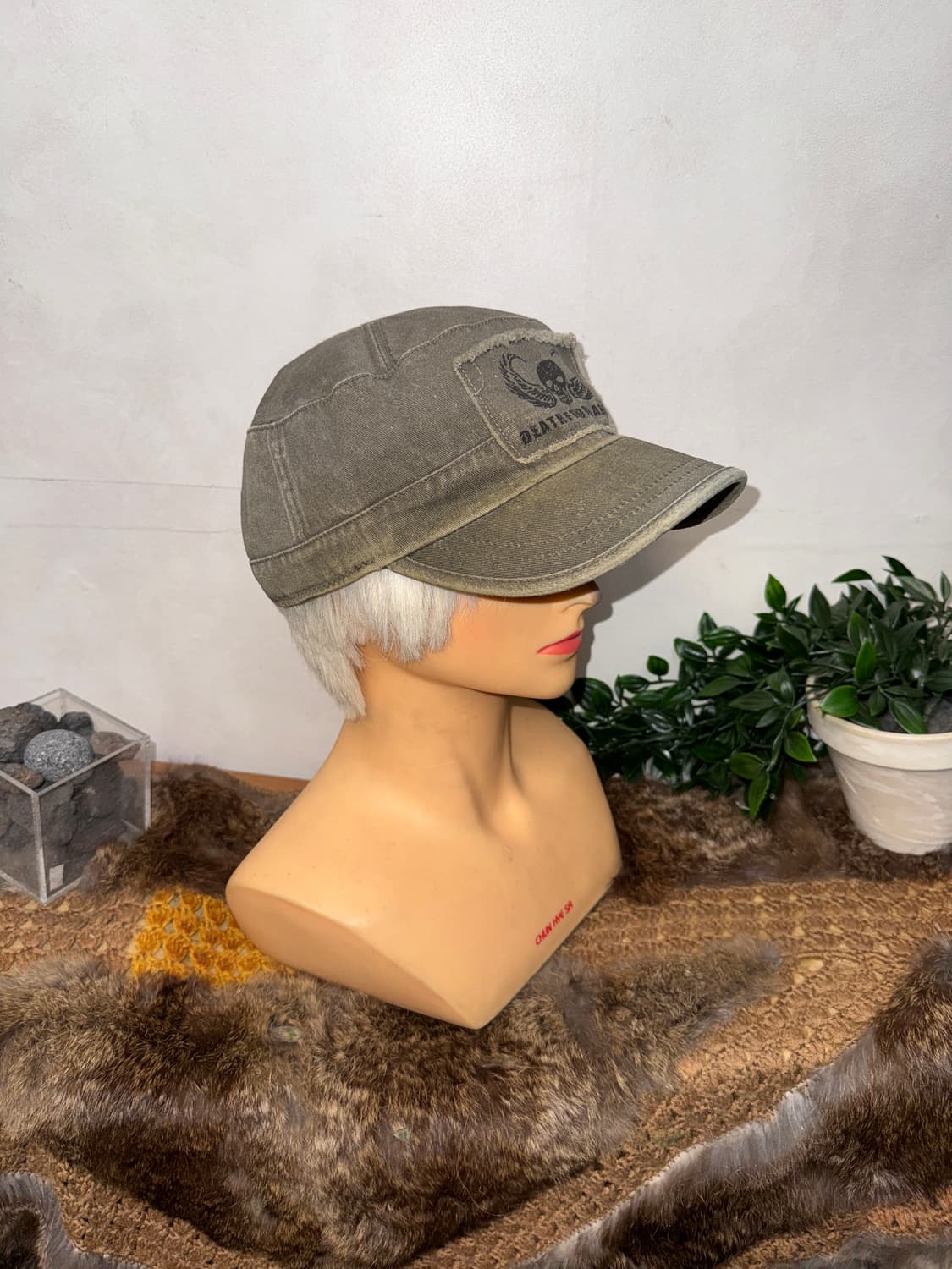Codes Combine gray skull military cap 상품이미지4