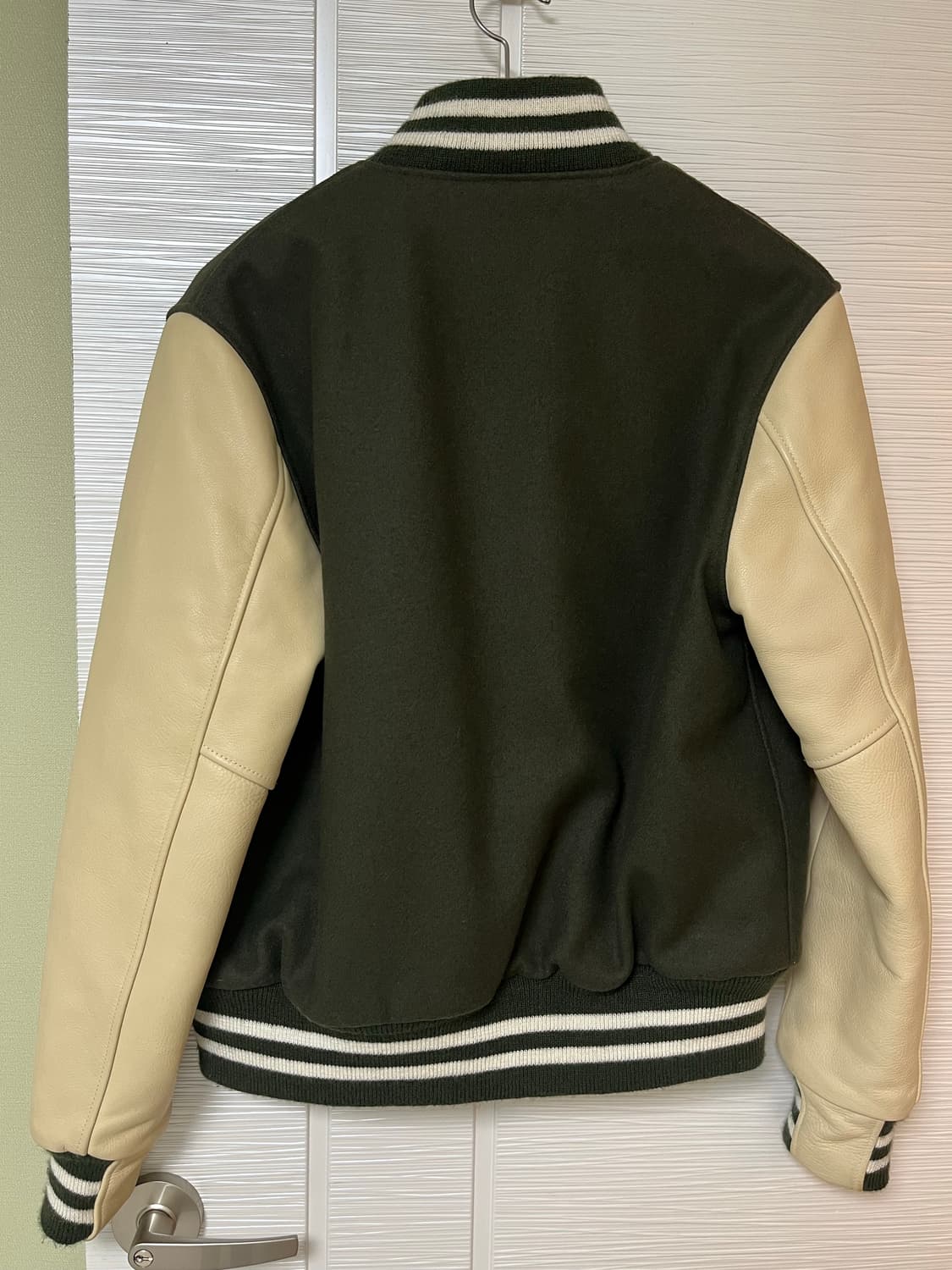 골든베어 바시티 자켓 그린 M 상품이미지2