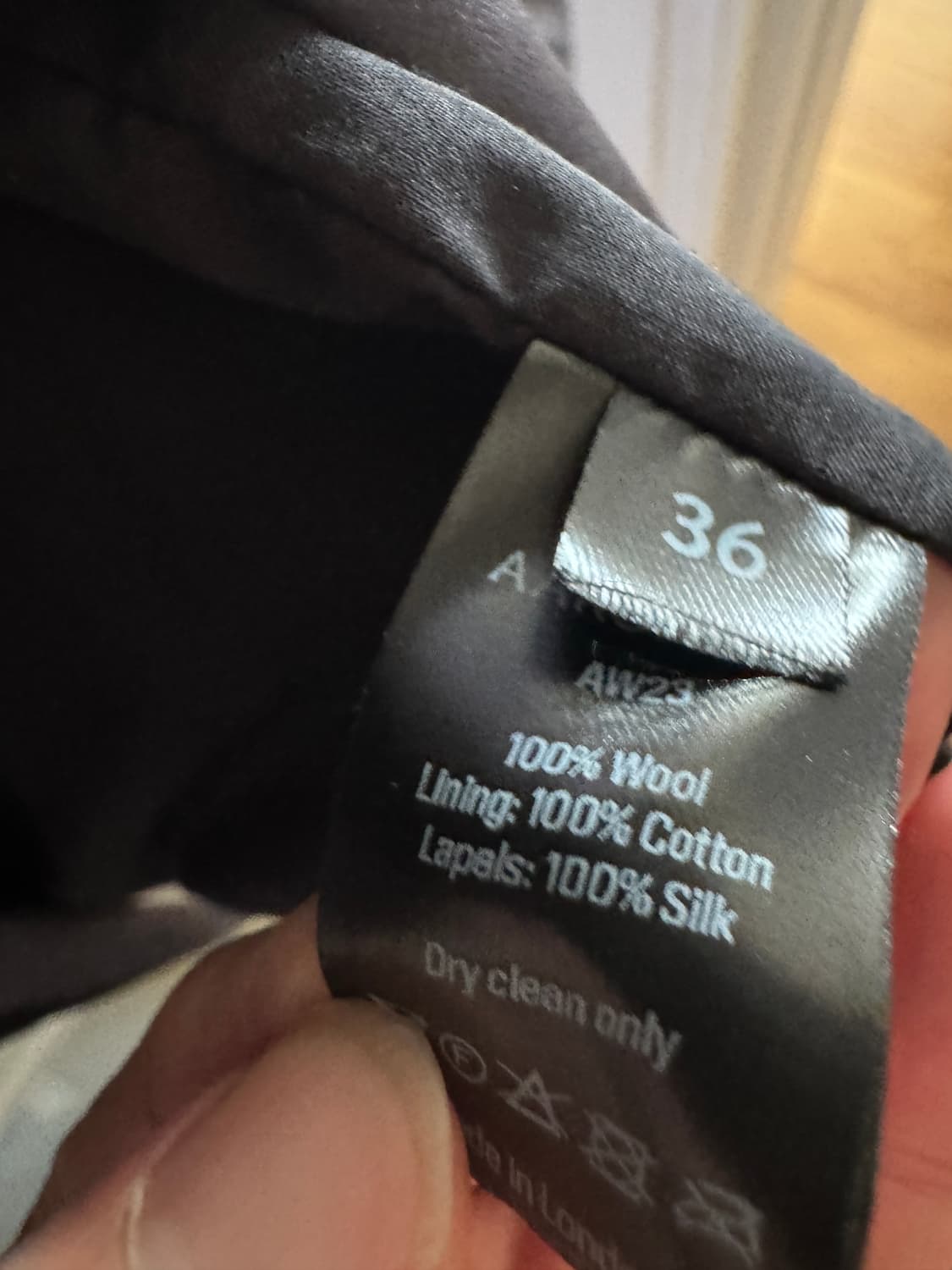 애런 애쉬 블랙 로우 라펠 블레이저 상품이미지6