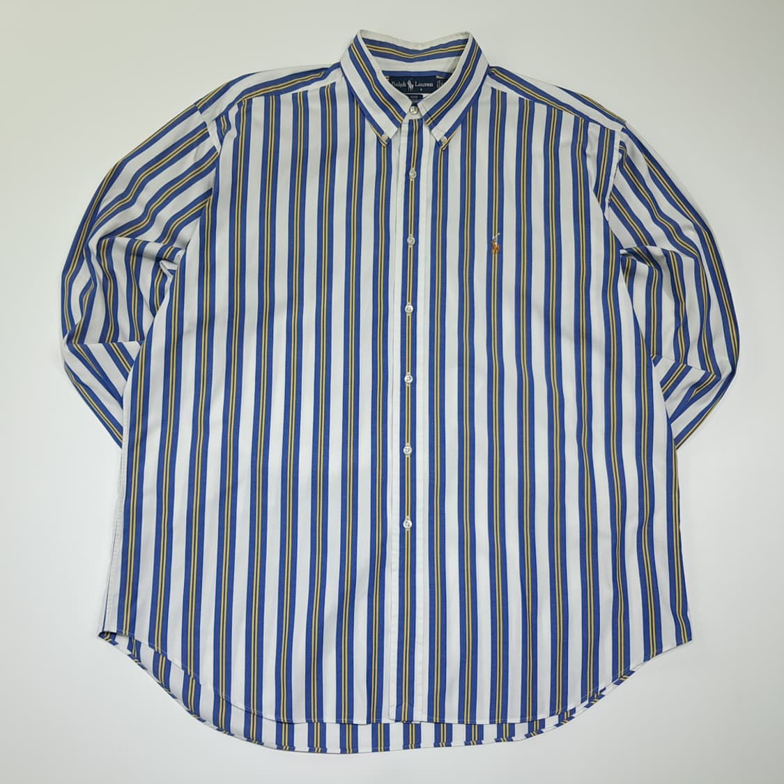 CK039 XL 폴로 90s 홍콩판 올드스쿨 스트라이프 셔츠 상품이미지1