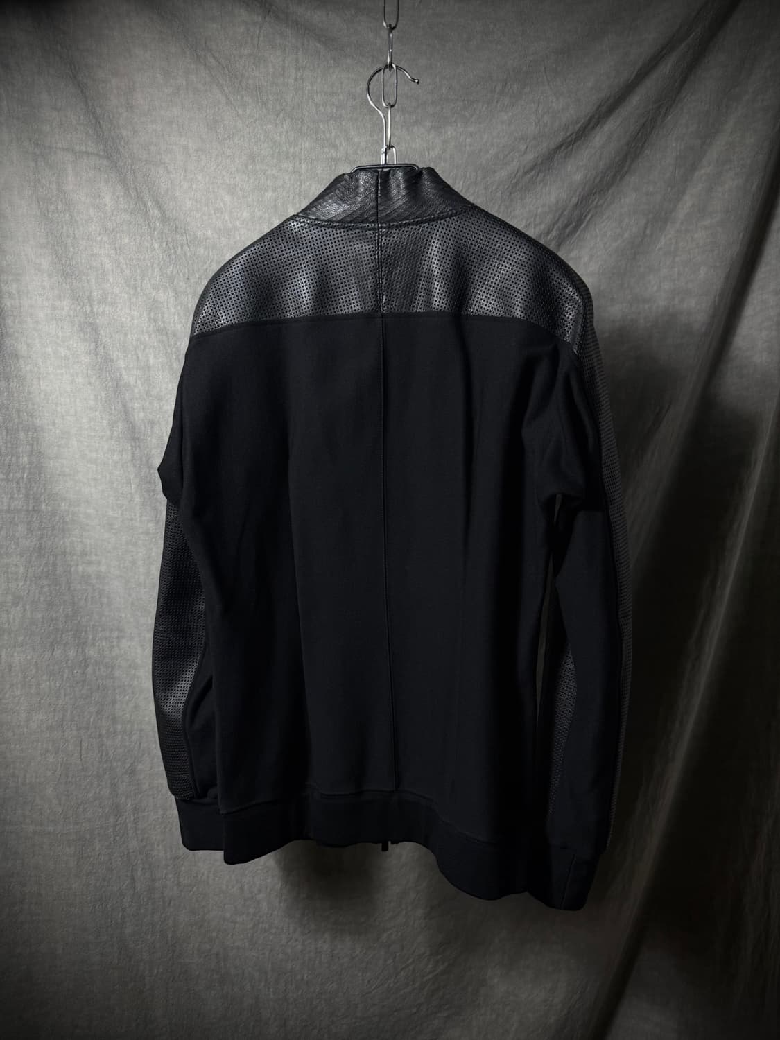 Zeitganz Mesh Leather Hybrid Jacket  상품이미지7