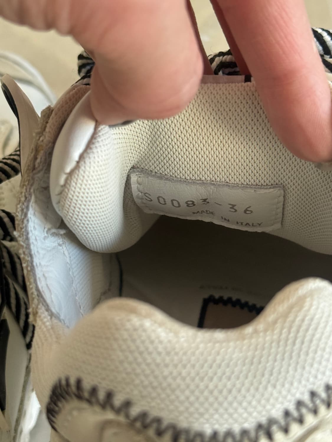 N21 빌리 스니커즈 화이트 36 넘버21 운동화 신발 러닝화 디올 상품이미지9