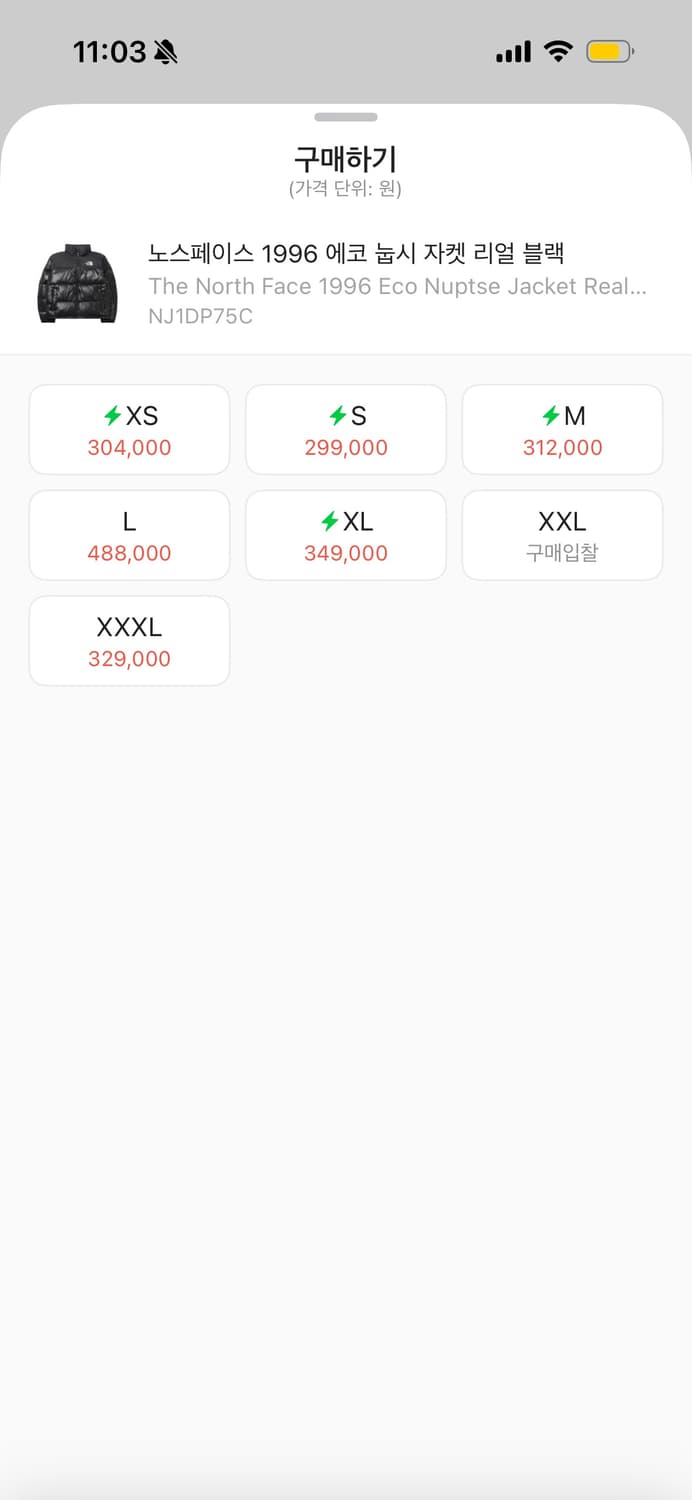 노스페이스 패딩 상품이미지4