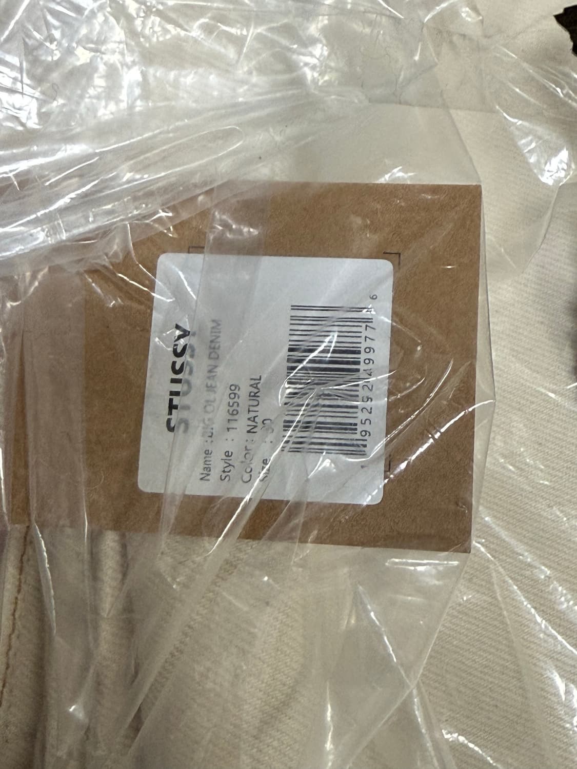 새상품) stussy Big ol jean denim 30 natural 상품이미지3