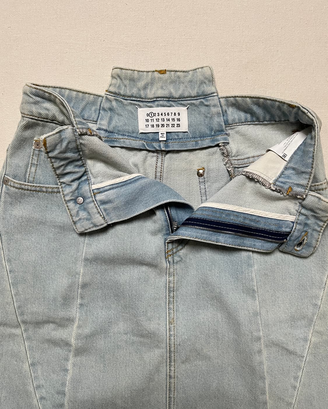 메종 마르지엘라 메인라인 리워크 데님 스커트 masion margiela 상품이미지5