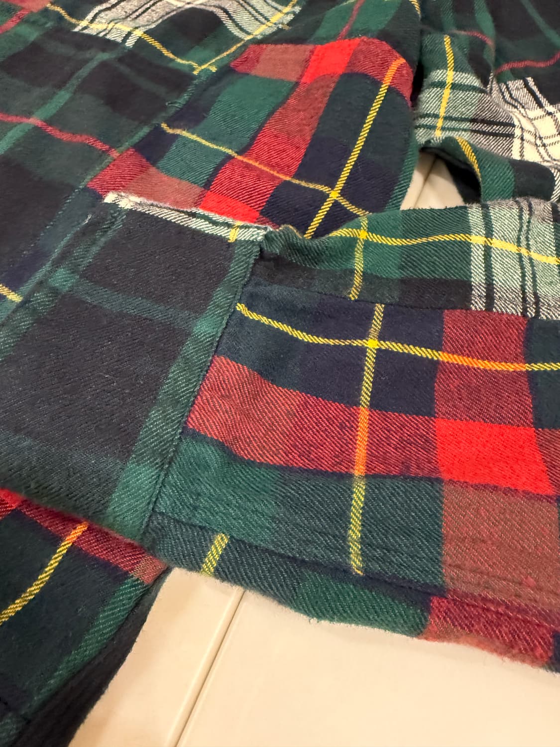 폴로랄프로렌 패치워크 체크 셔츠 L(105) 상품이미지9