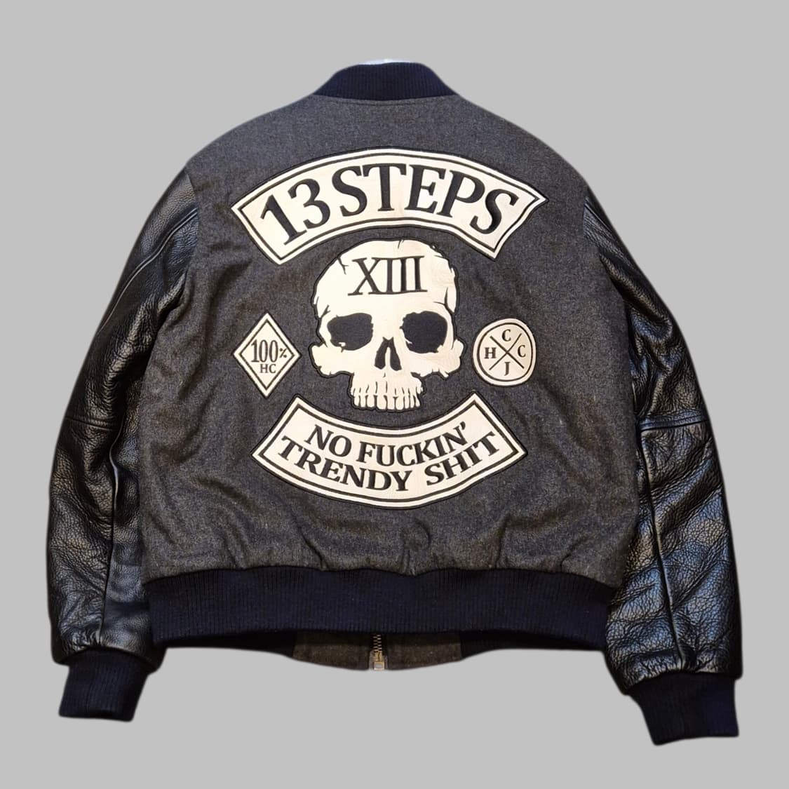 (M)BRATSON 울&레더  스타디움자켓  상품이미지2