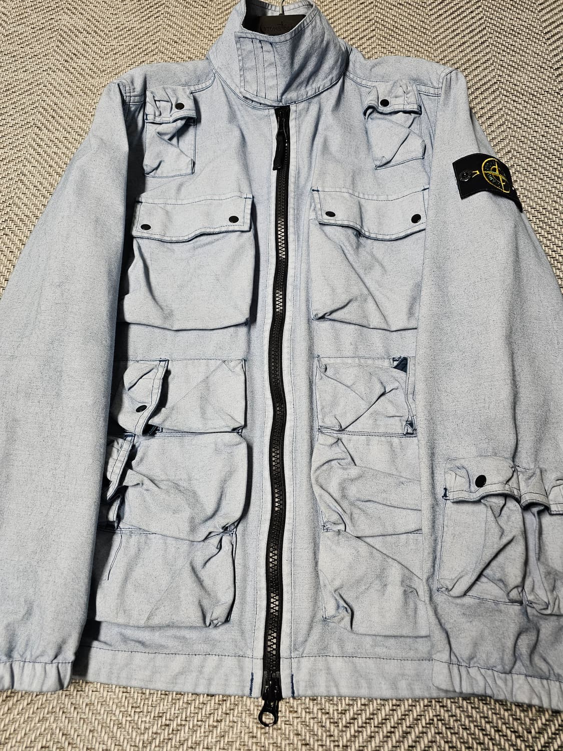 스톤아일랜드 CANVAS PLACCATO 자켓 상품이미지8