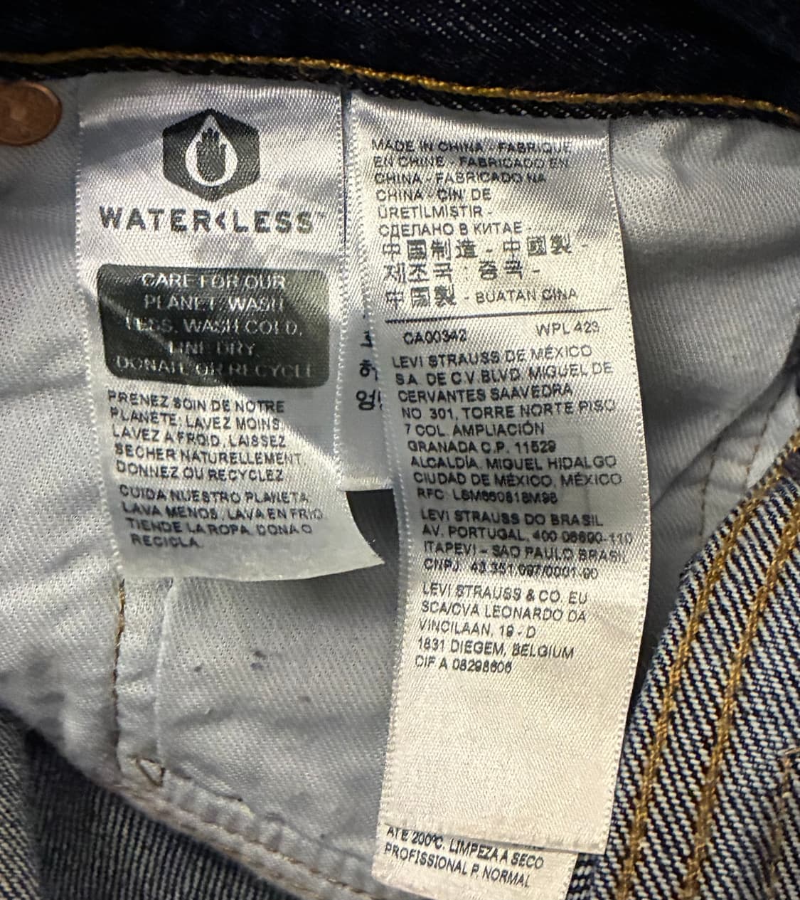 (32)Levis 리바이스 501 진청 데님 청바지 스트레이트핏 상품이미지8