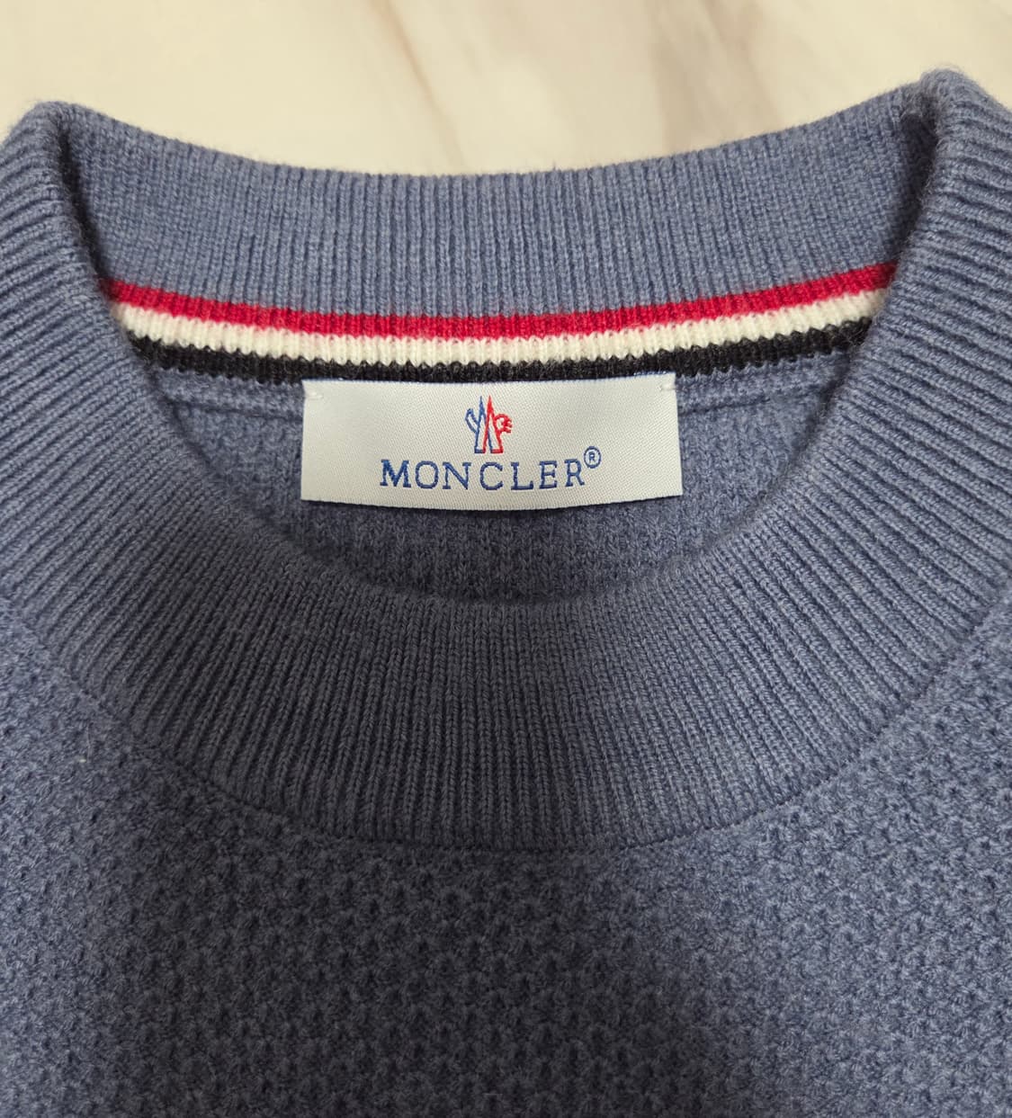 몽클레어 네이비 블루 니트 상품이미지6