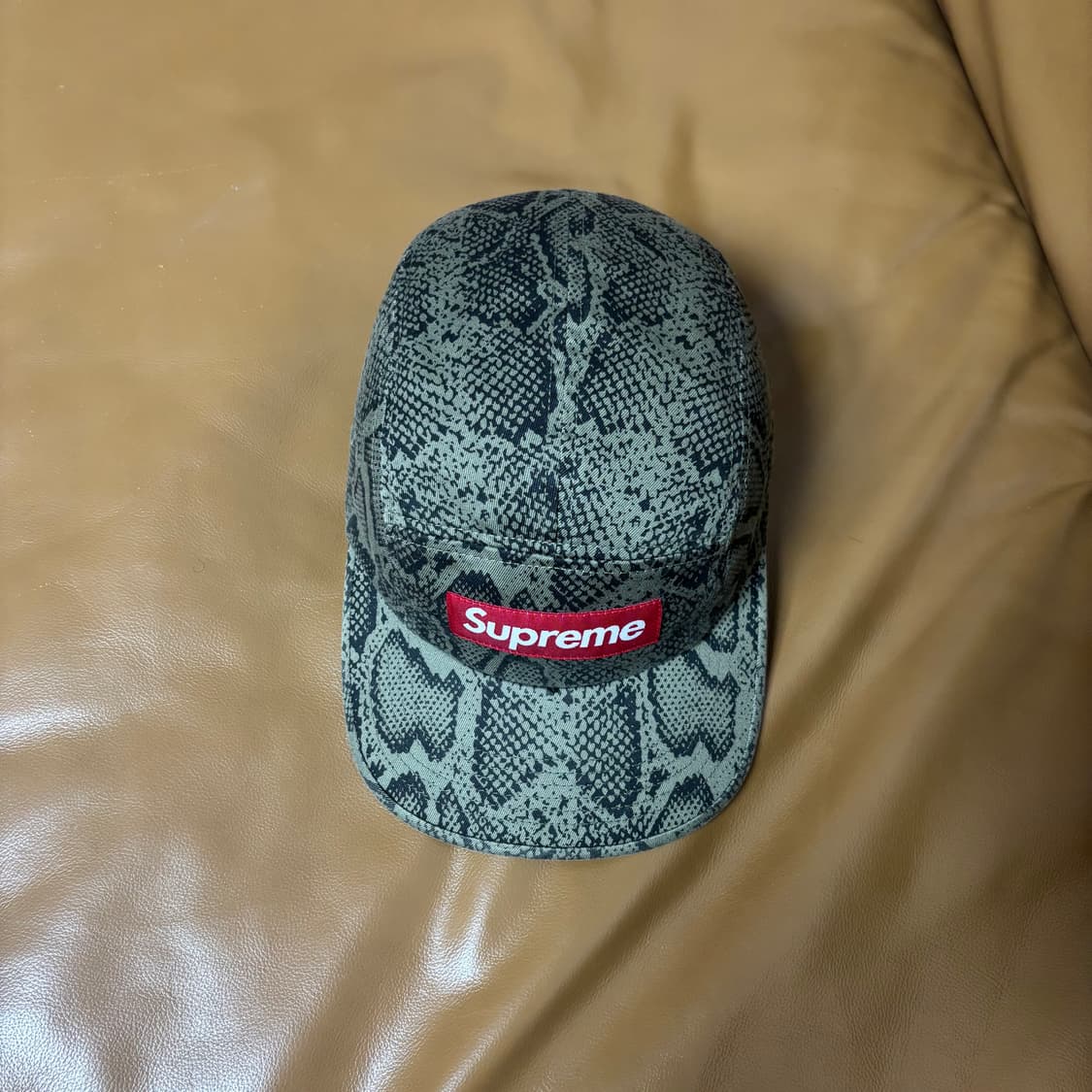 Supreme 슈프림 24ss 스네이크 캠프캡 모자 Snake Skin 상품이미지5