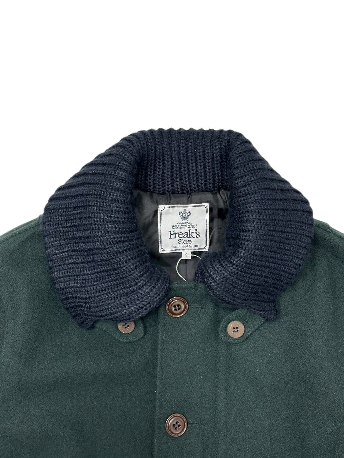 Freak’s Store Knit Collar Wool Jacket 상품이미지3