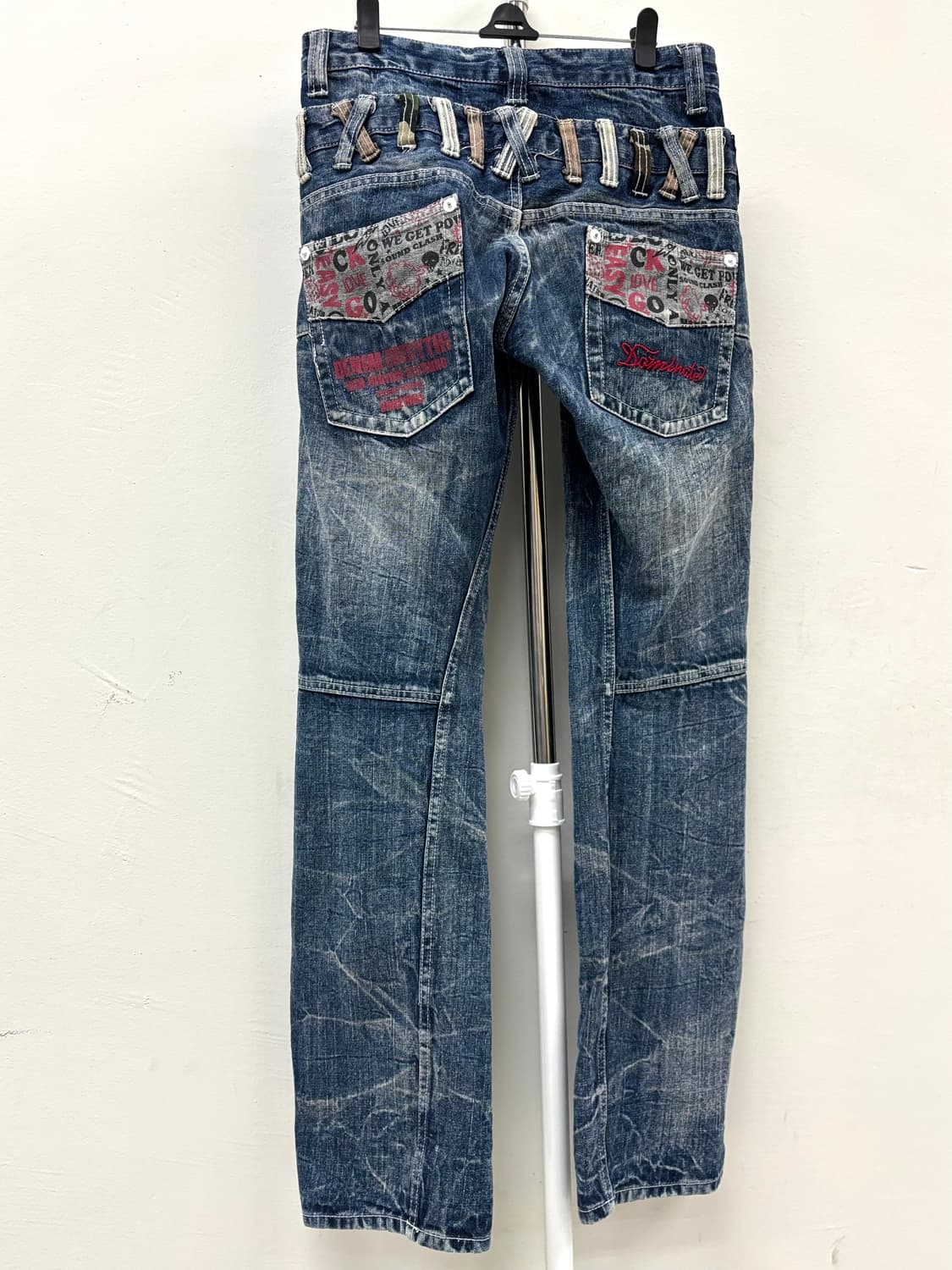 빈티지 키치 데님 팬츠 상품이미지9