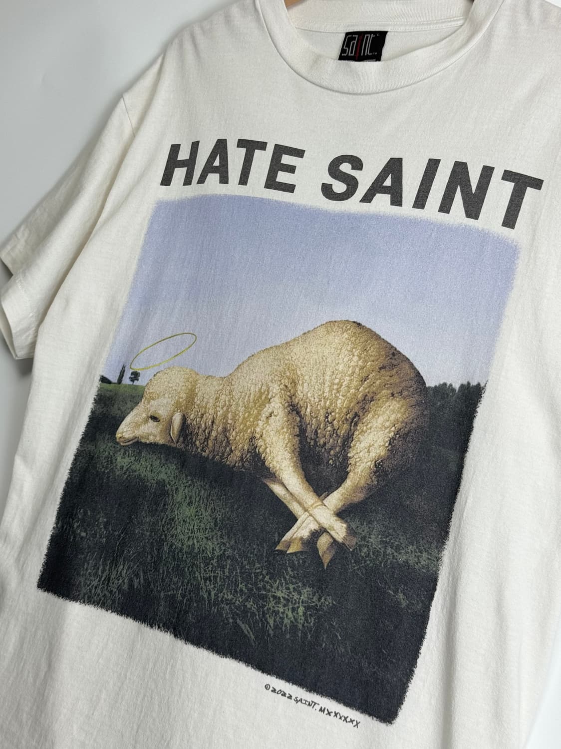 세인트 미카엘 헤이트 세인트 HATE SAINT반팔 티셔츠 L 상품이미지4