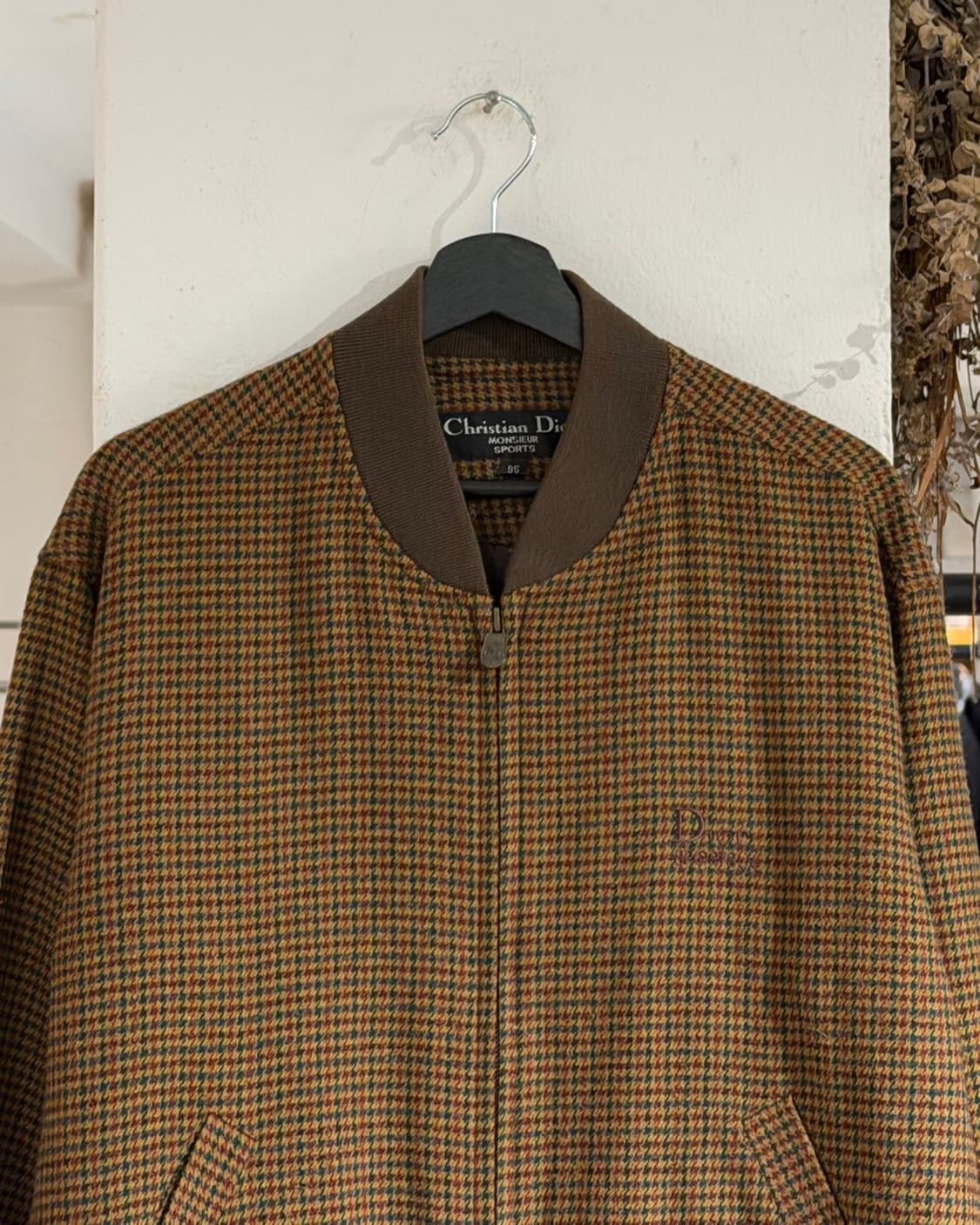 크리스찬 디올 무슈 스포츠 브라운 하운드투스 체크 블루종 상품이미지4
