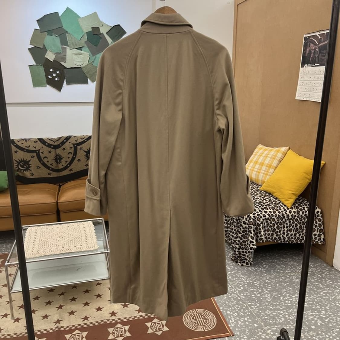 입생로랑 모던 시크 캐주얼 트렌치 울 코트 46 C10157 상품이미지4