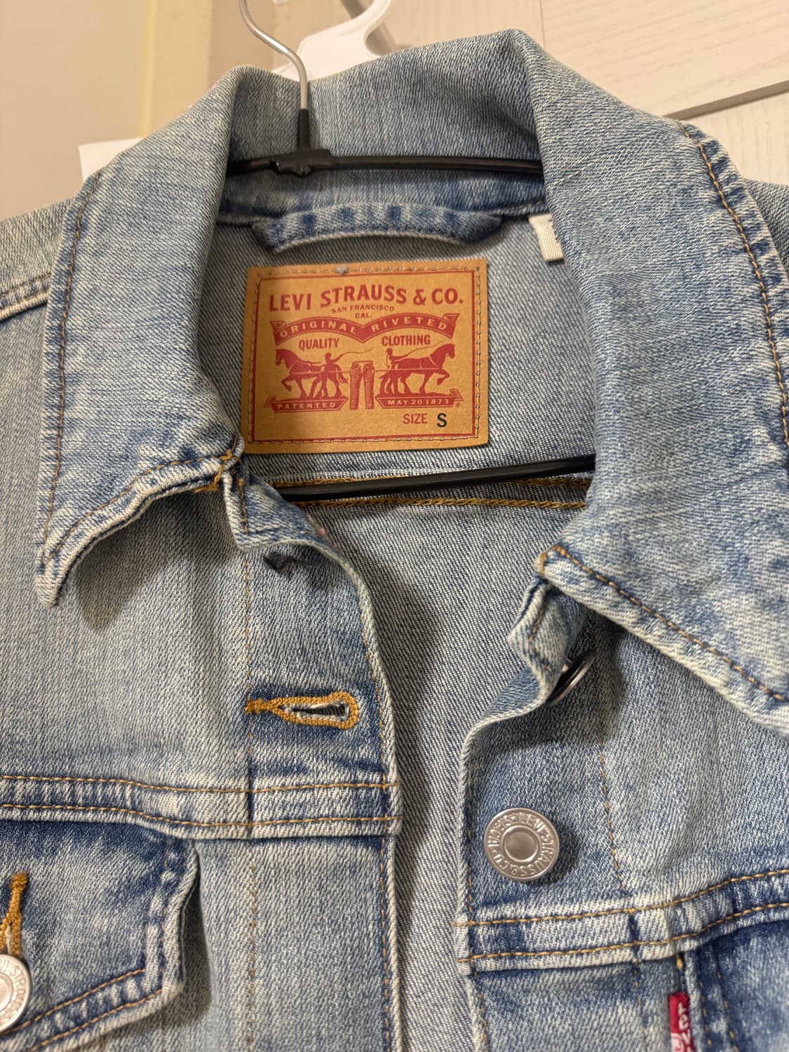 리바이스 levis 데님 자켓 s 상품이미지3