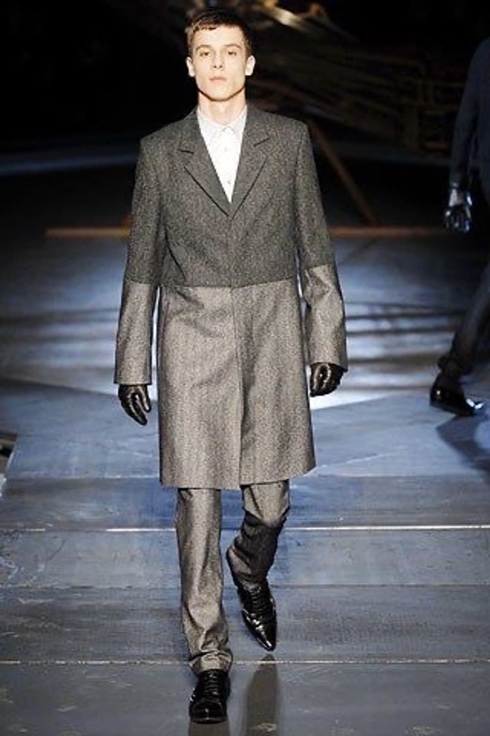 Raf simons 07 투톤 싱글코트  상품이미지1