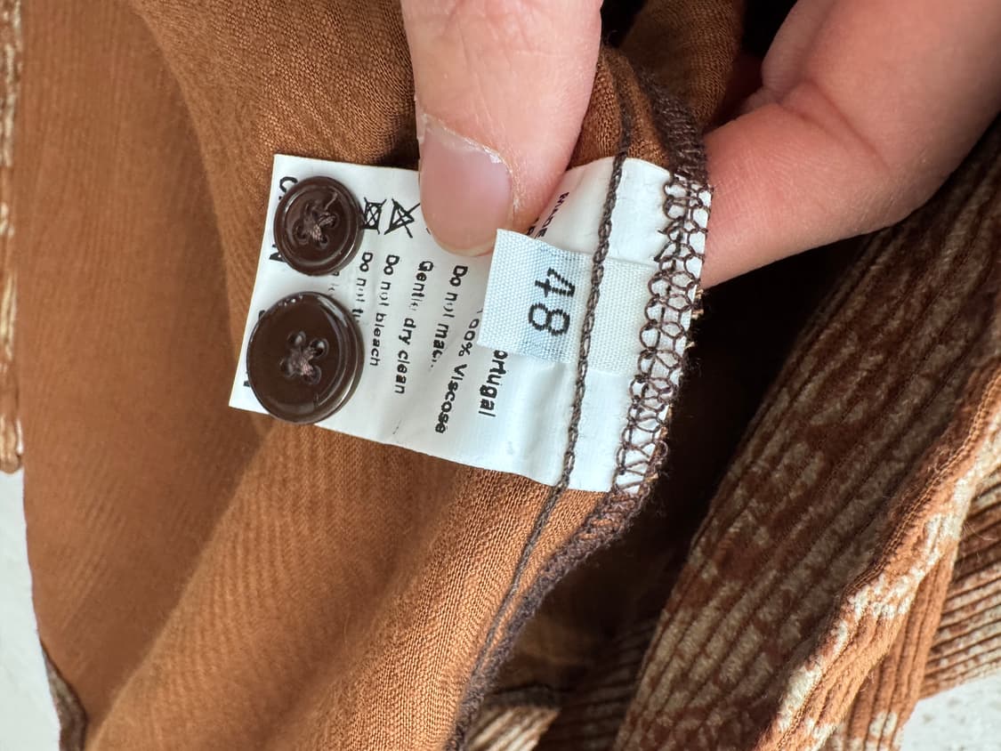 CMMN SWDN 커먼 스웨덴 페이즐리 셔츠 새상품 48 상품이미지3