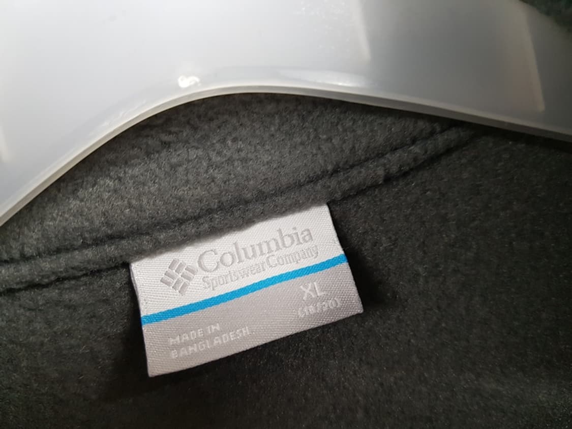 콜롬비아 플리스 집업 자켓 키즈XL (여성77가능) 상품이미지3