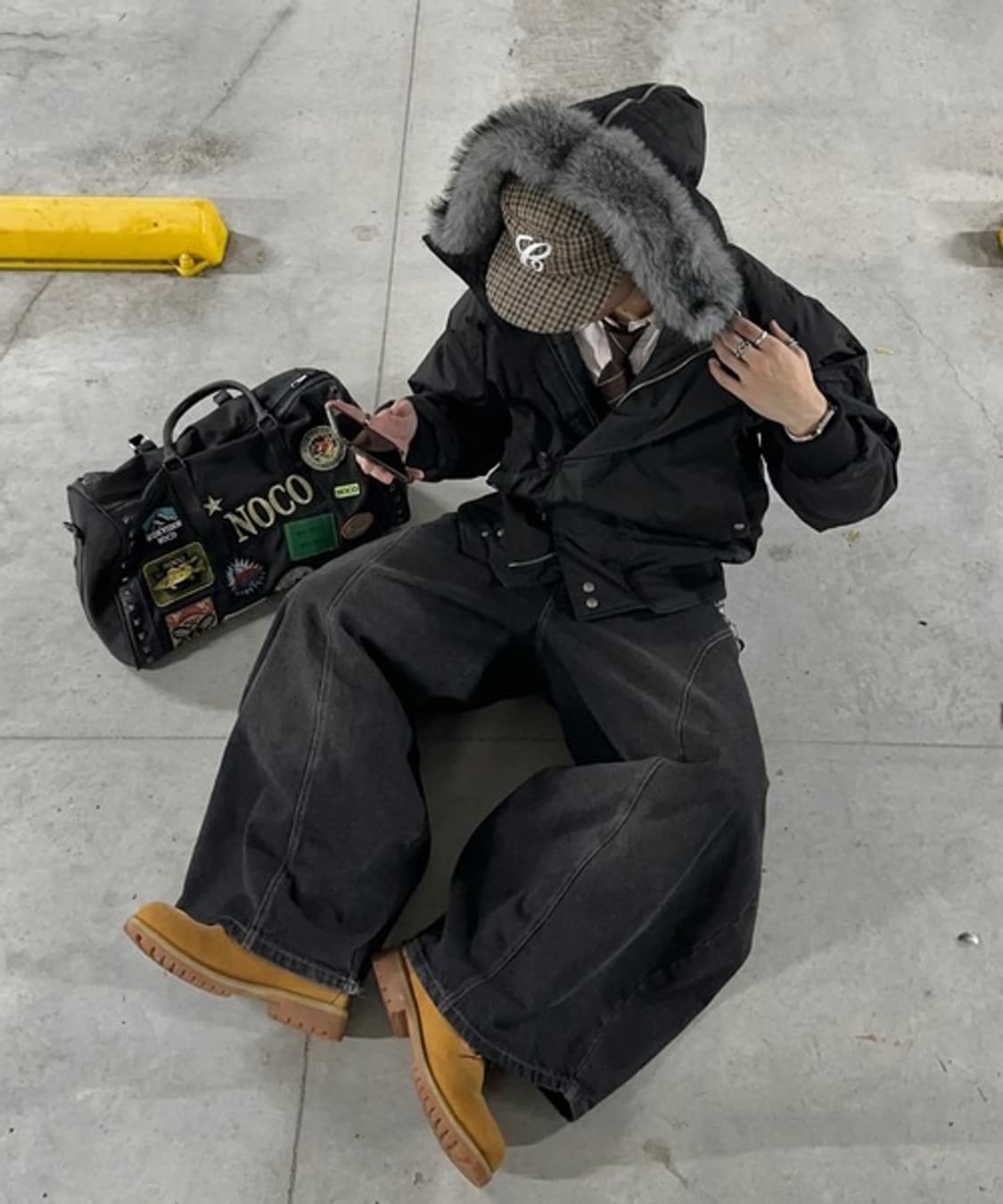 MandO 플라이트 퍼 후드 봄버 상품이미지6