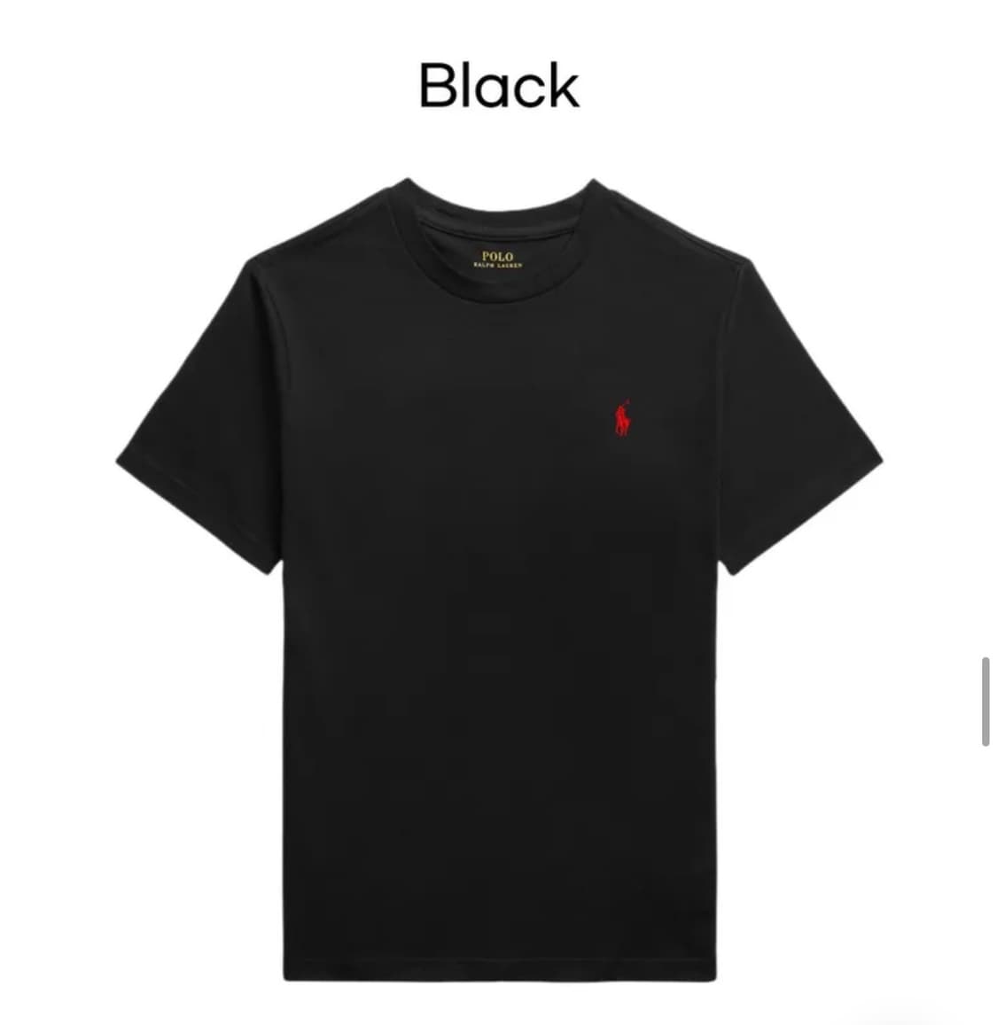 폴로 랄프로렌 라운드 반팔 티셔츠 2장 블랙, 그레이 상품이미지1