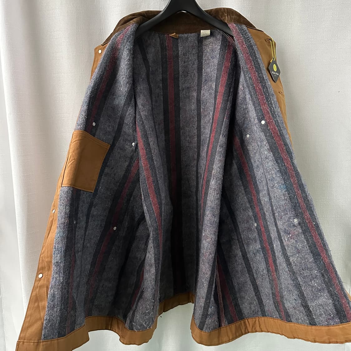 80-90s 올드 칼하트 초어 자켓 탄 브라운 54L 오버사이즈 상품이미지6