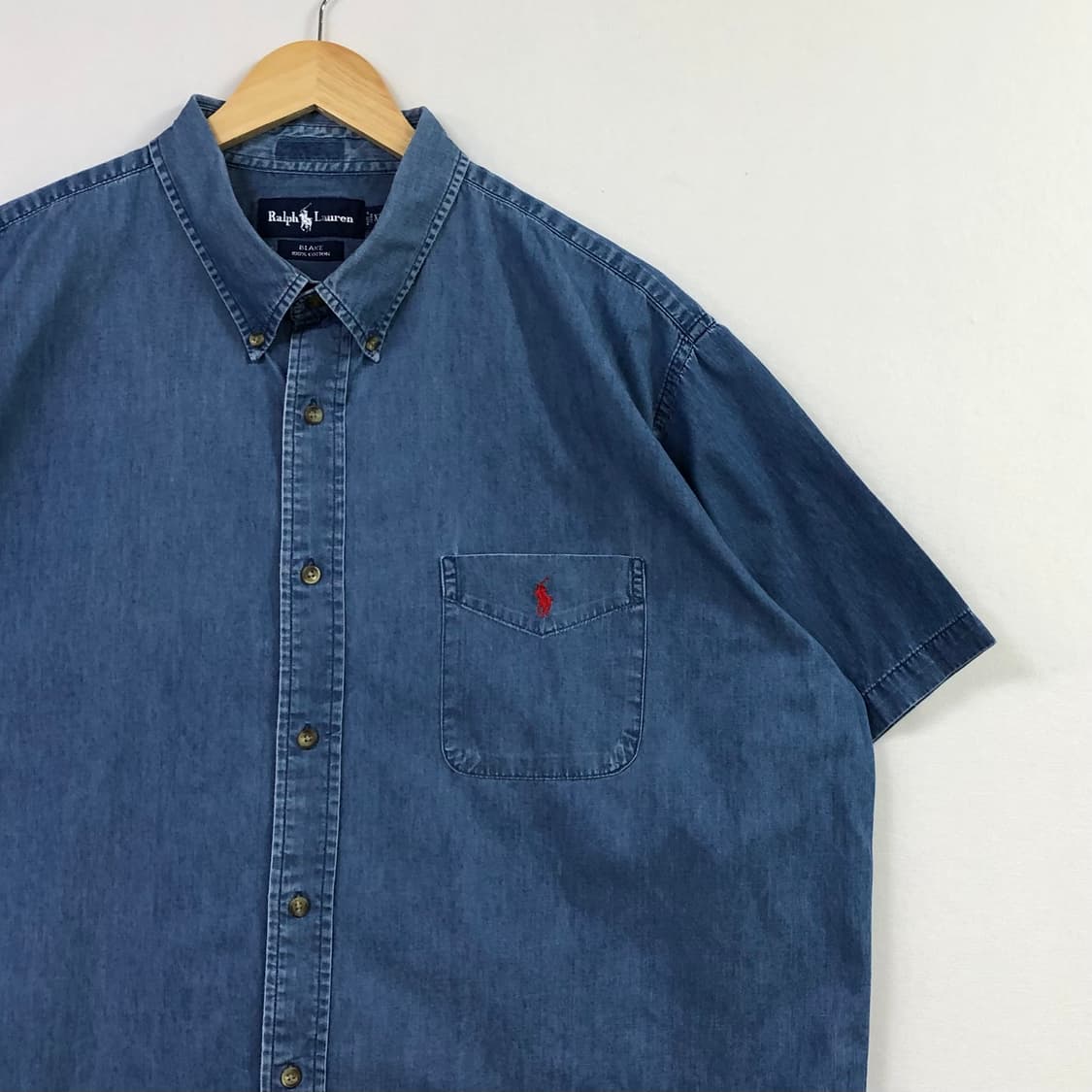 Xxl 폴로 데님 셔츠 상품이미지1