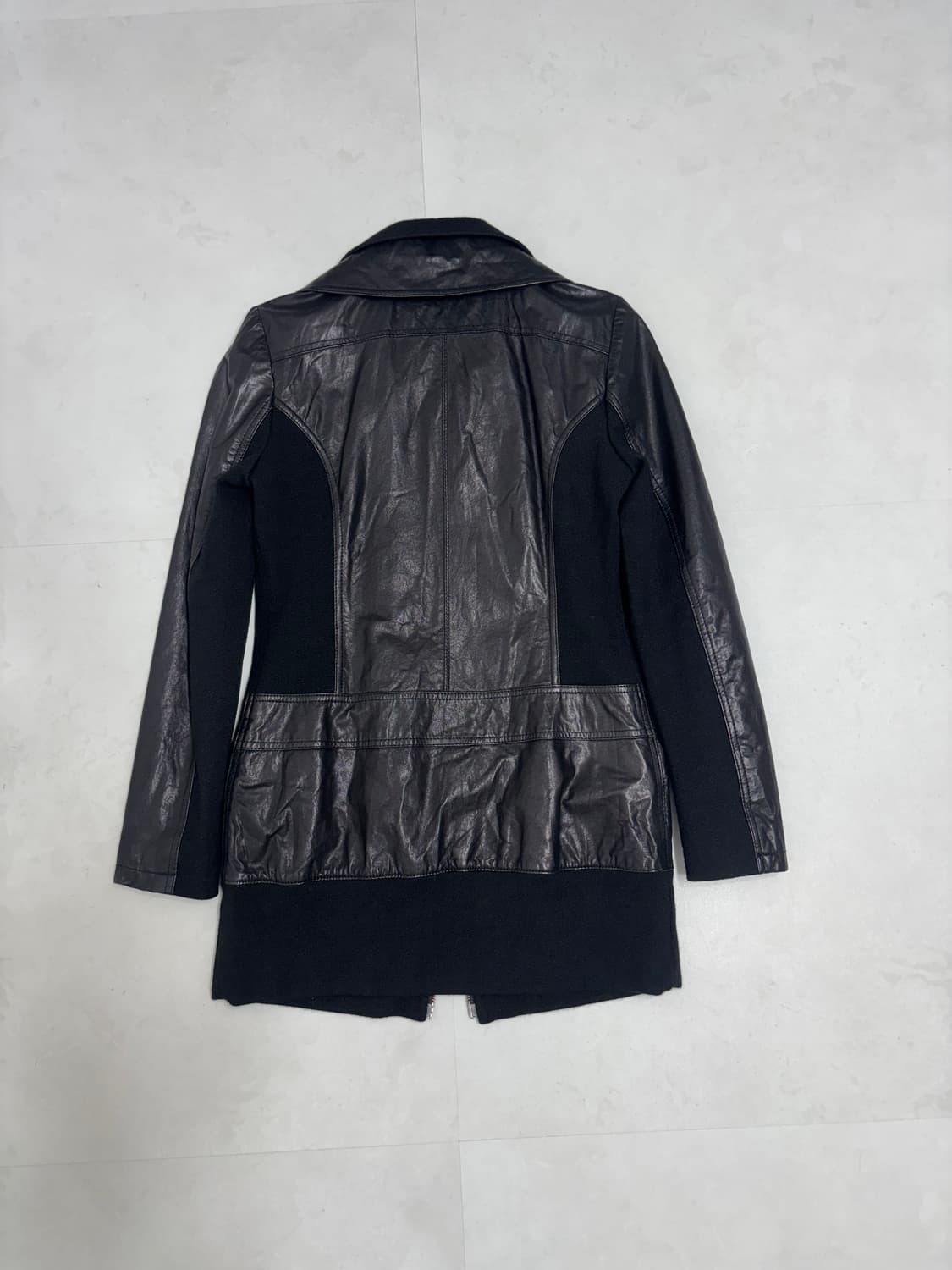 FAUX LEATHER ZIP UP JACKET 상품이미지8