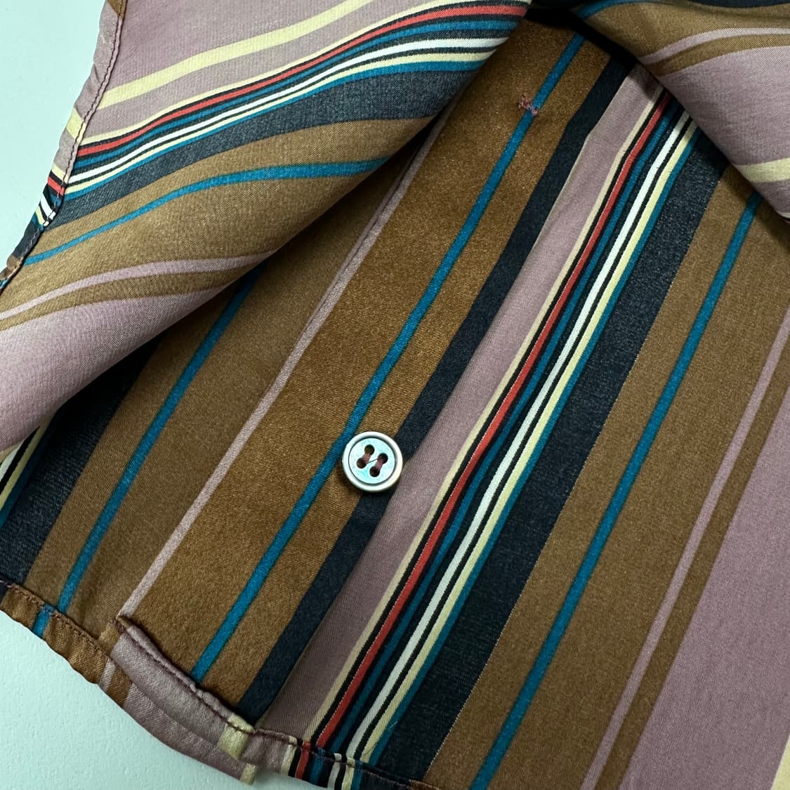 아페쎄 프랑스 정품 실크 스트라이프 셔츠 상품이미지8