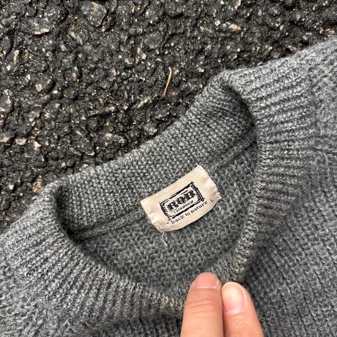 Rob 울 스웨터 상품이미지3