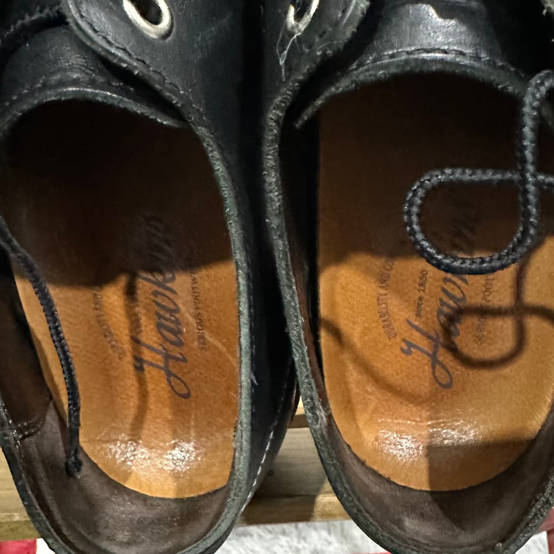 270) 호킨스 로퍼 남성 남자 구두 목토 로우 블랙 래더 상품이미지8