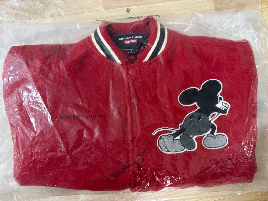 슈프림 넘버나인 바시티 레드 상품이미지3