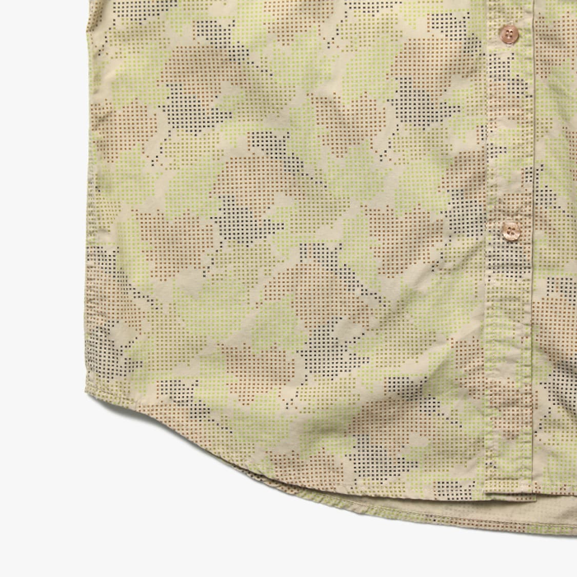  STUSSY "Yellow Pattern Half Shirts" 상품이미지3