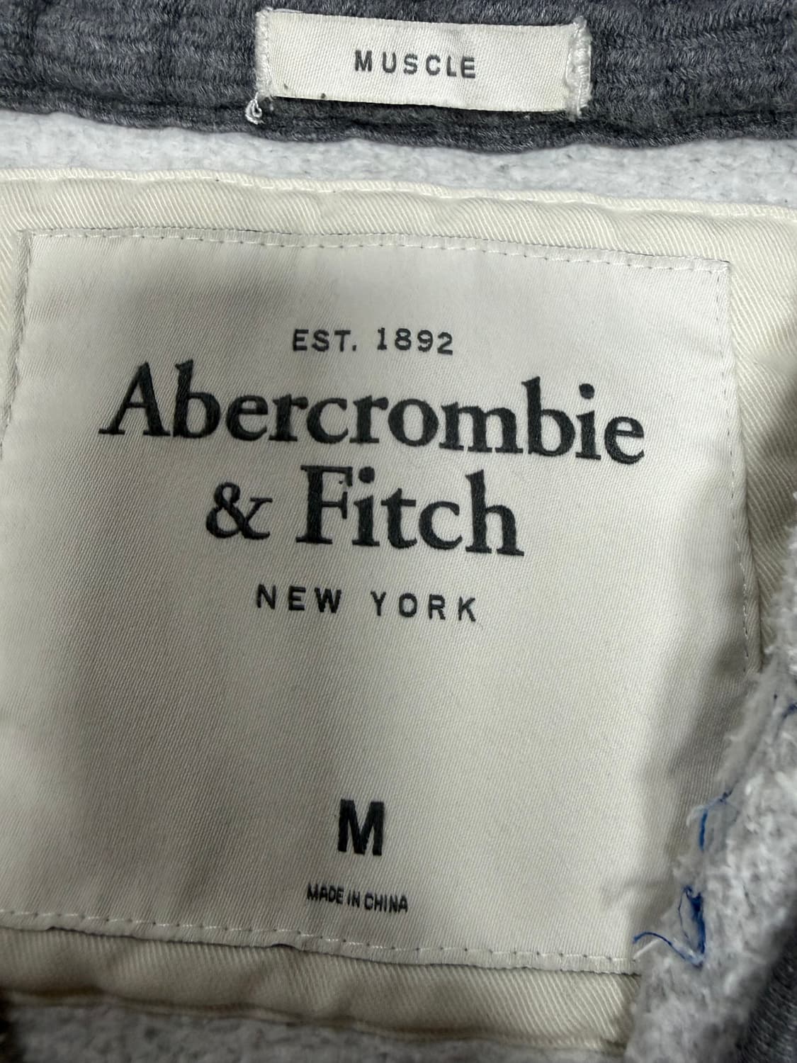 아베크롬비 그레이 후드집업 m 상품이미지3