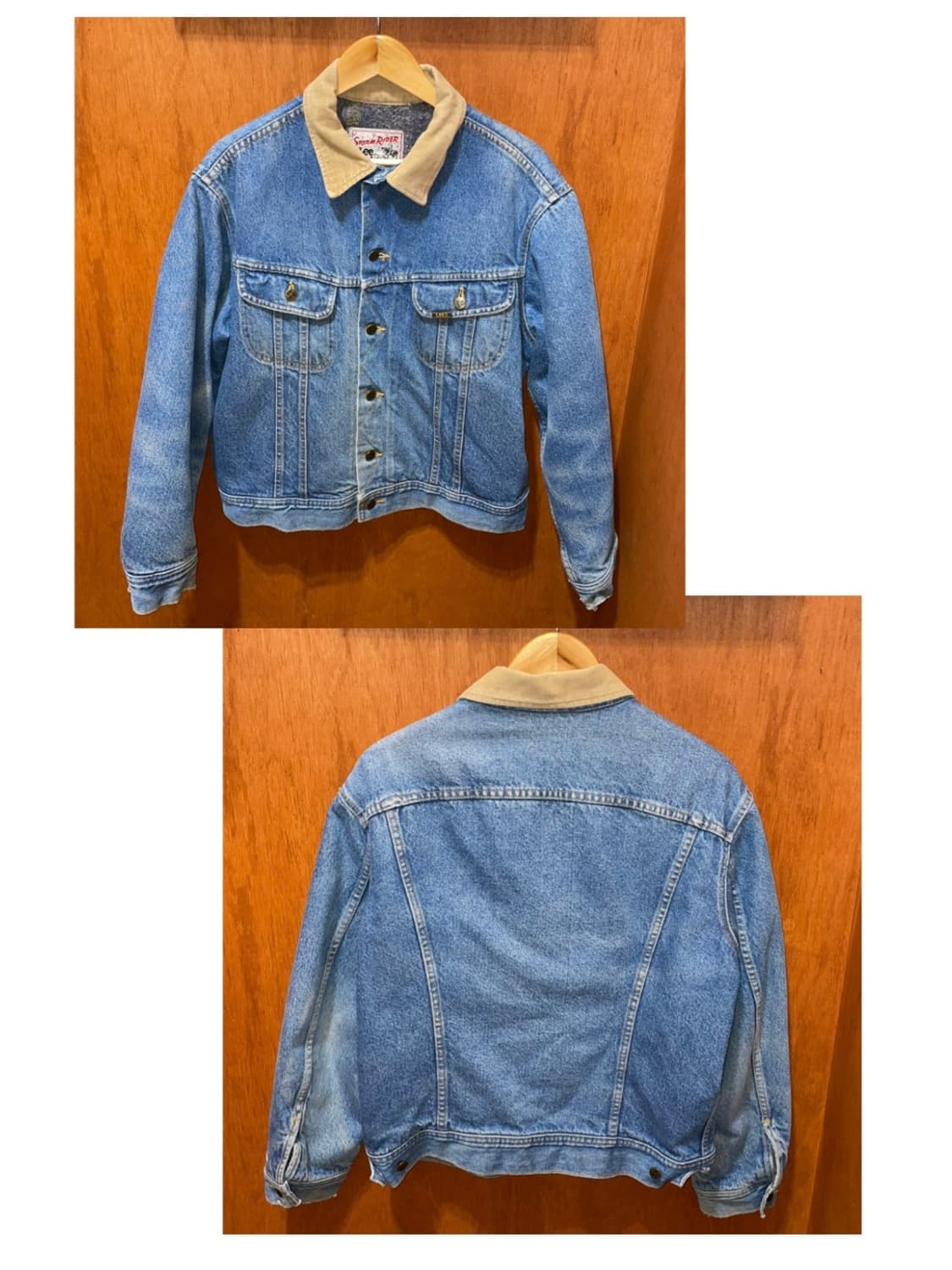 80s Lee 리 스톰라이더 데님 자켓  상품이미지4