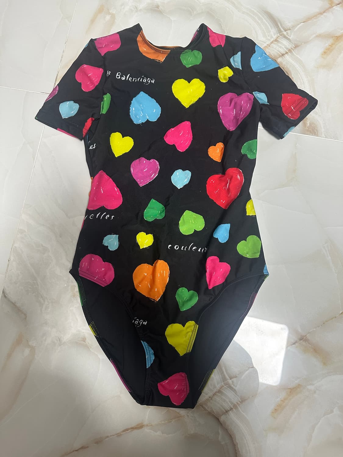 발렌시아가 반팔 원피스 수영복 xs (새제품) 상품이미지1
