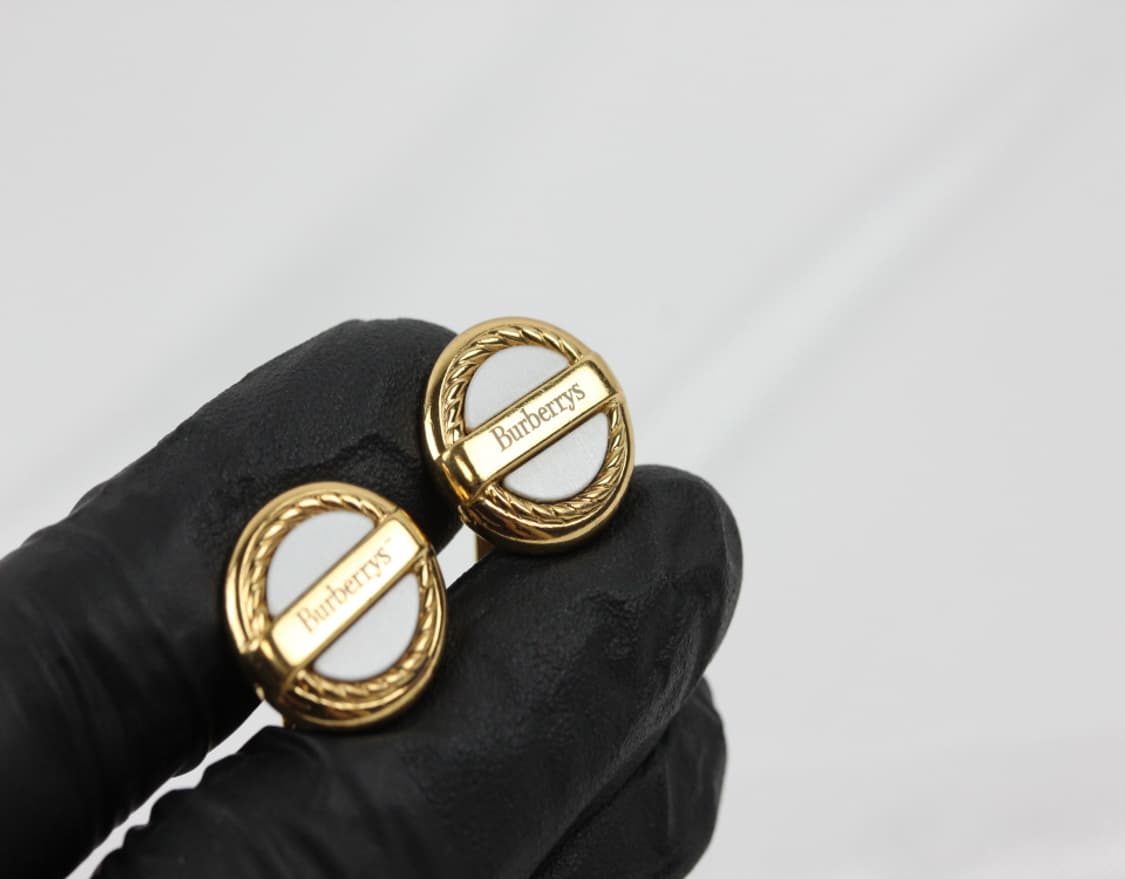 버버리 B+등급 남자 명품 커프스 빈티지 상품이미지4