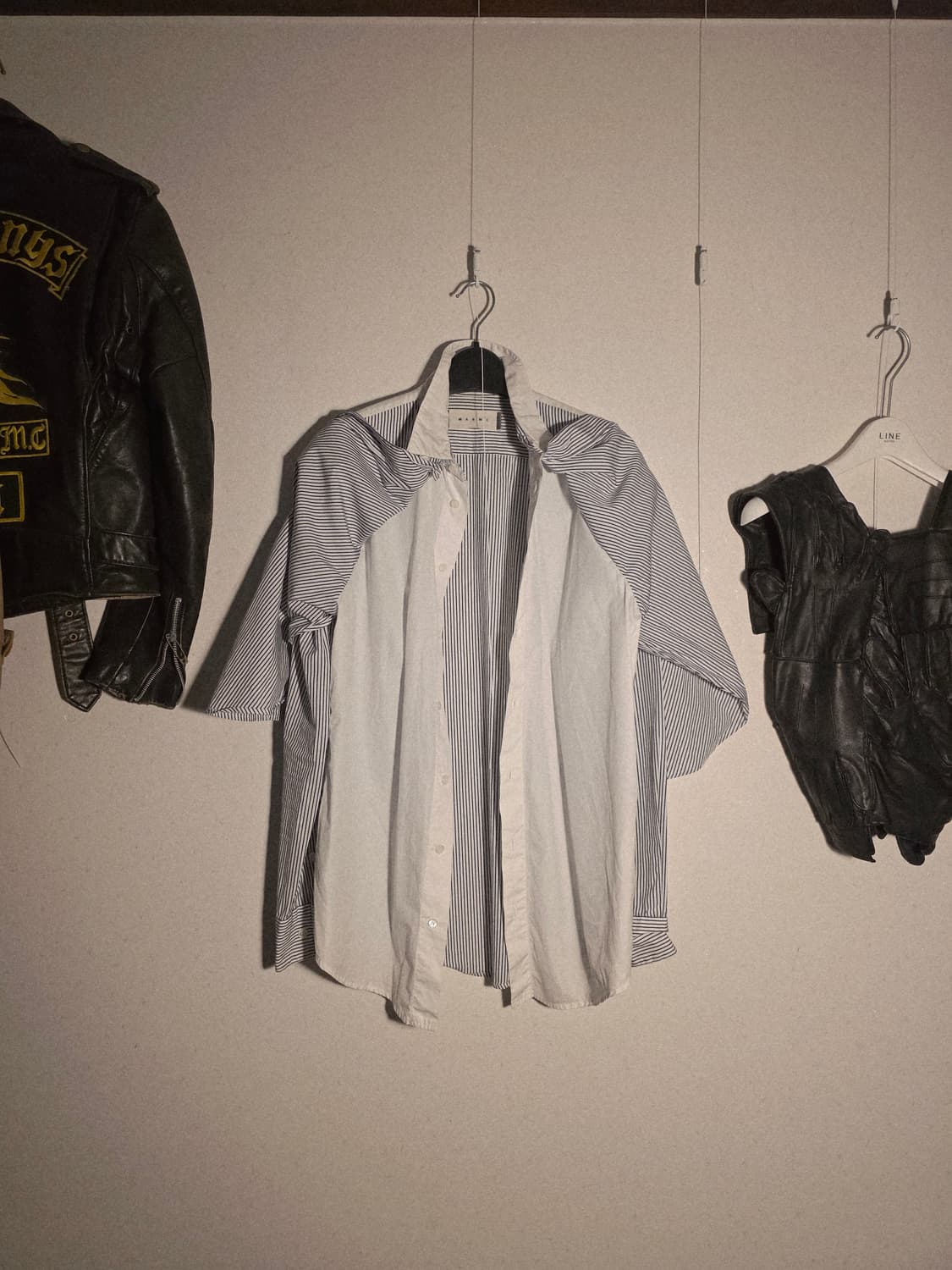 Marni double rayered stripe shirt 상품이미지2