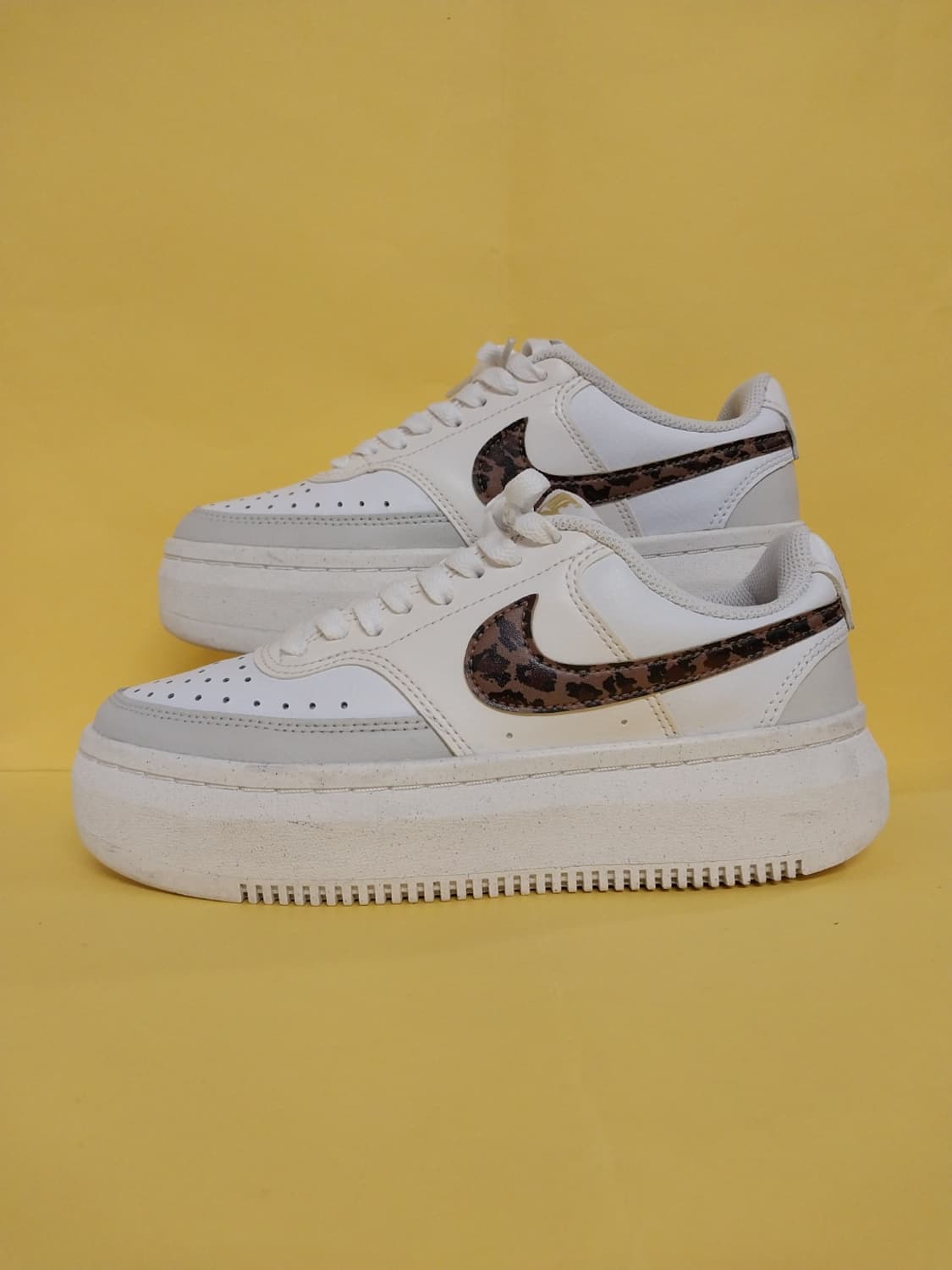 여성 나이키 코트 비전 알타 레더 레오파드 운동화 (240) 상품이미지1