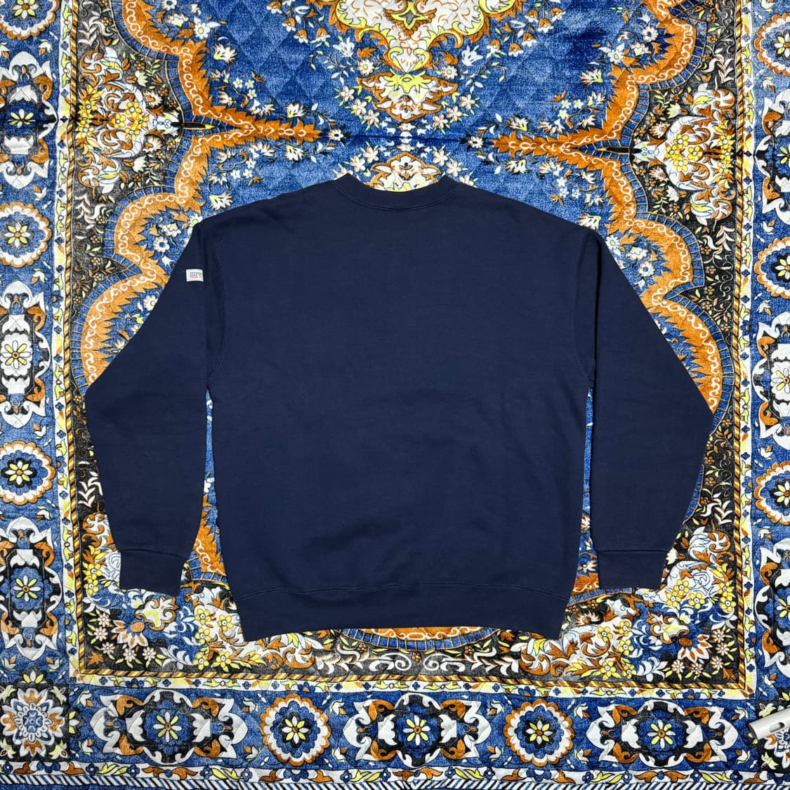 빈티지 90s USA 에드윈 블랭크 네이비 스웻셔츠 상품이미지2