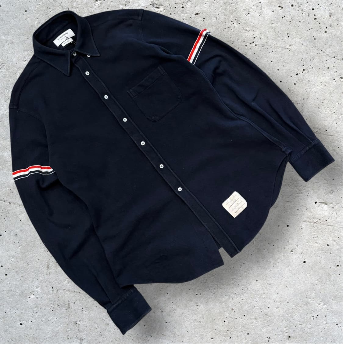 [4] 톰브라운 암맨드 삼선 긴팔 셔츠 B424 상품이미지1