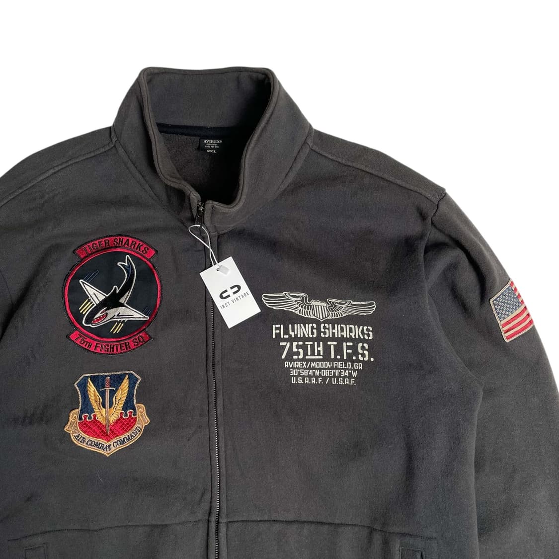 아비렉스 스웻 패치 집업 자 상품이미지3